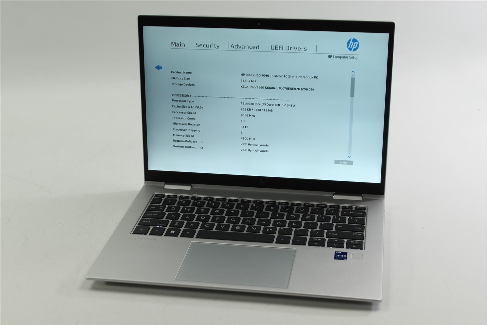 HP Elite x360 1040 G10 14″ FHD i5-1345U 1.6GHz 256GB SSD 16GB RAM W11P