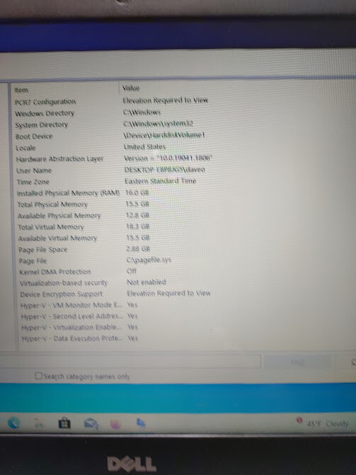 DELL INSPIRON 15 5565 AMD A9 500GB SSD 16 GB RAM WINDOWS 10 LAPTOP