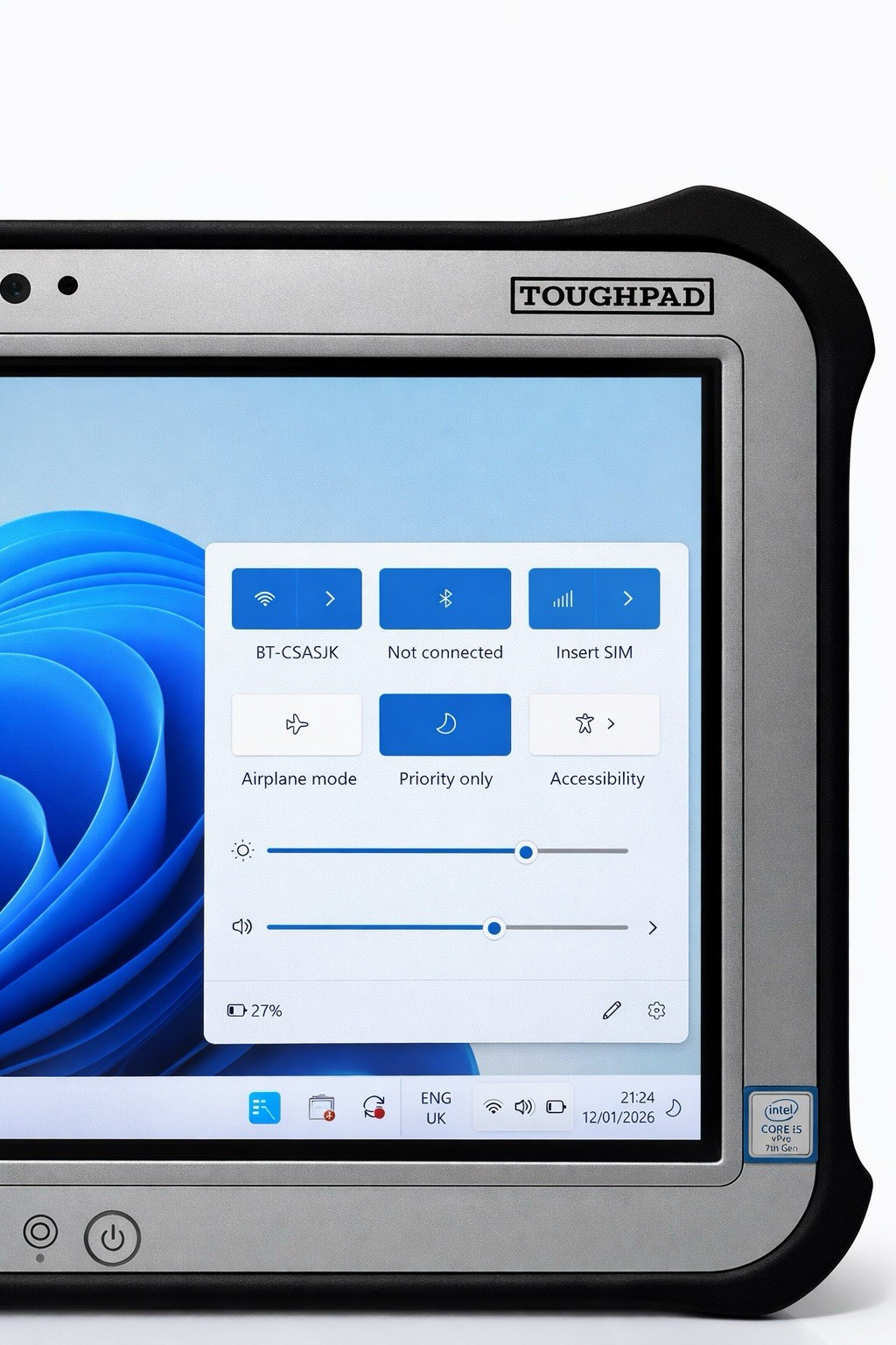 PANASONIC TOUGHPAD 10.1” FZ-G1 MK5 I5 – 7th Gen 1 TB SSD 8GB RAM 4G LAN RJ45