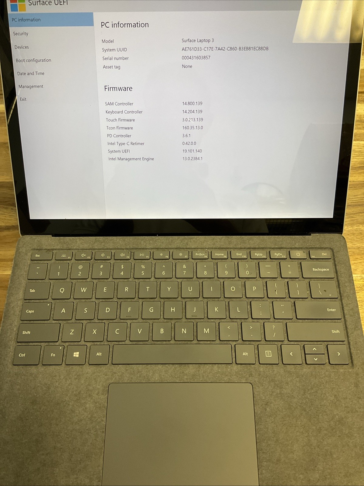 Microsoft Surface Pro 6 12.3in Intel Core i5 8GB RAM 128GB SSD 2 in 1 Laptop.