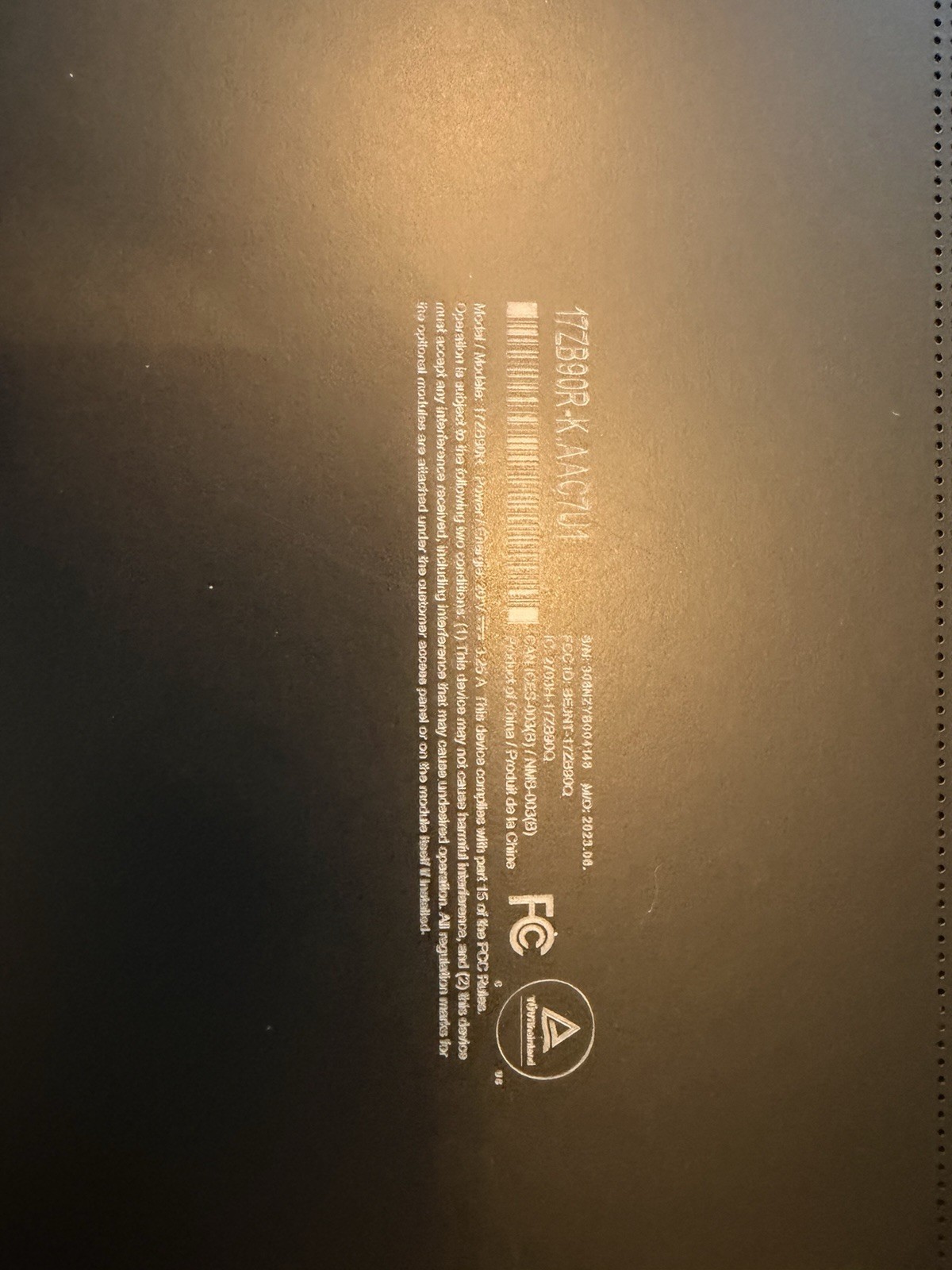 LG Gram 17″ Intel EVO Platform i7-1360P 16GB RAM 2560×1600 Display Laptop AS IS
