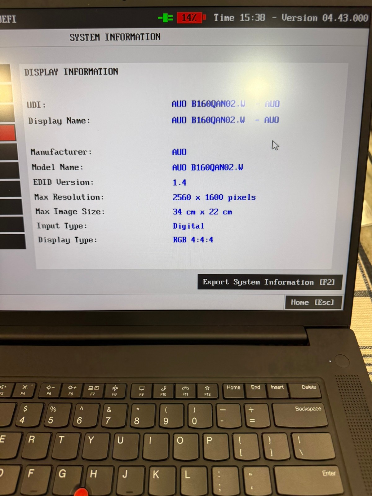 Lenovo Thinkpad P1 Gen 4i INTEL XEON W-11855M RTX A2000 1TB NVME 32GB 3200MHZ
