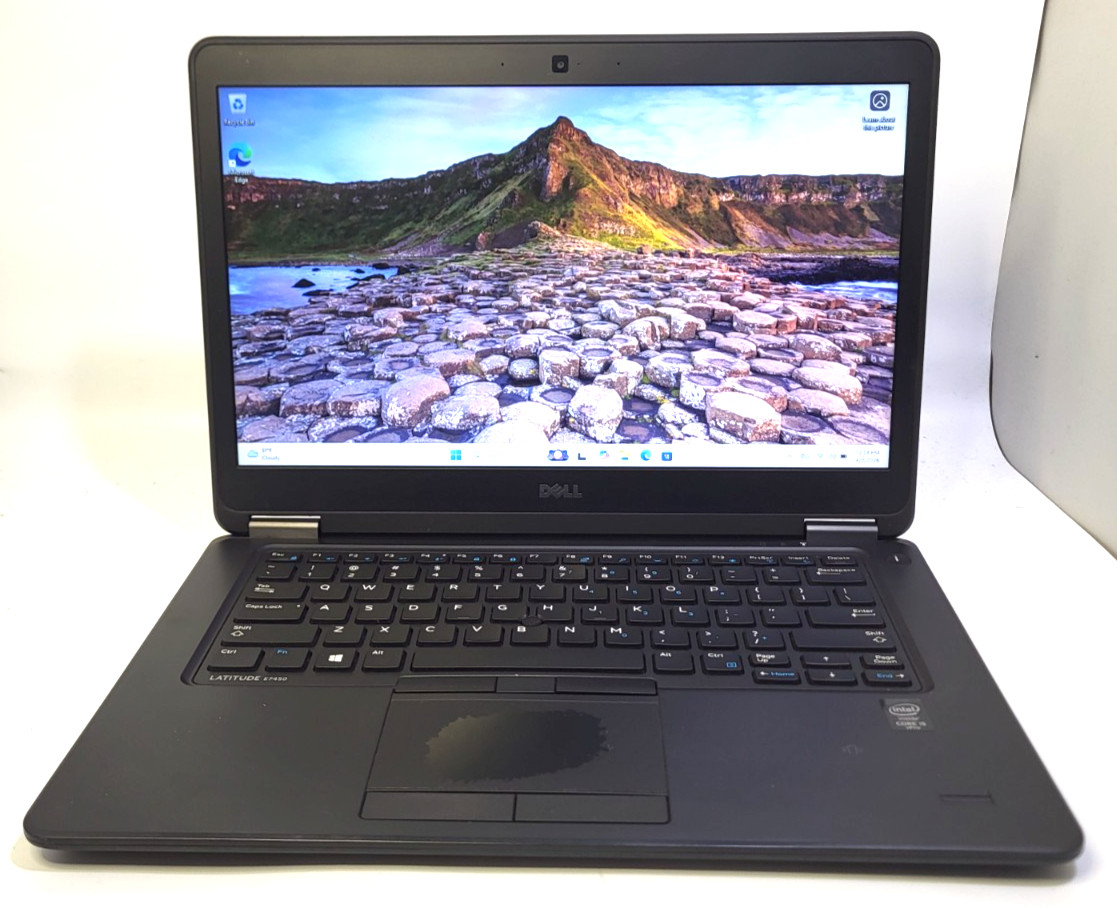 Dell Latitude E7450 Core i5-5300U 2.30GHz 8GB RAM 128GB SSD 14″ LCD Win 11 Pro