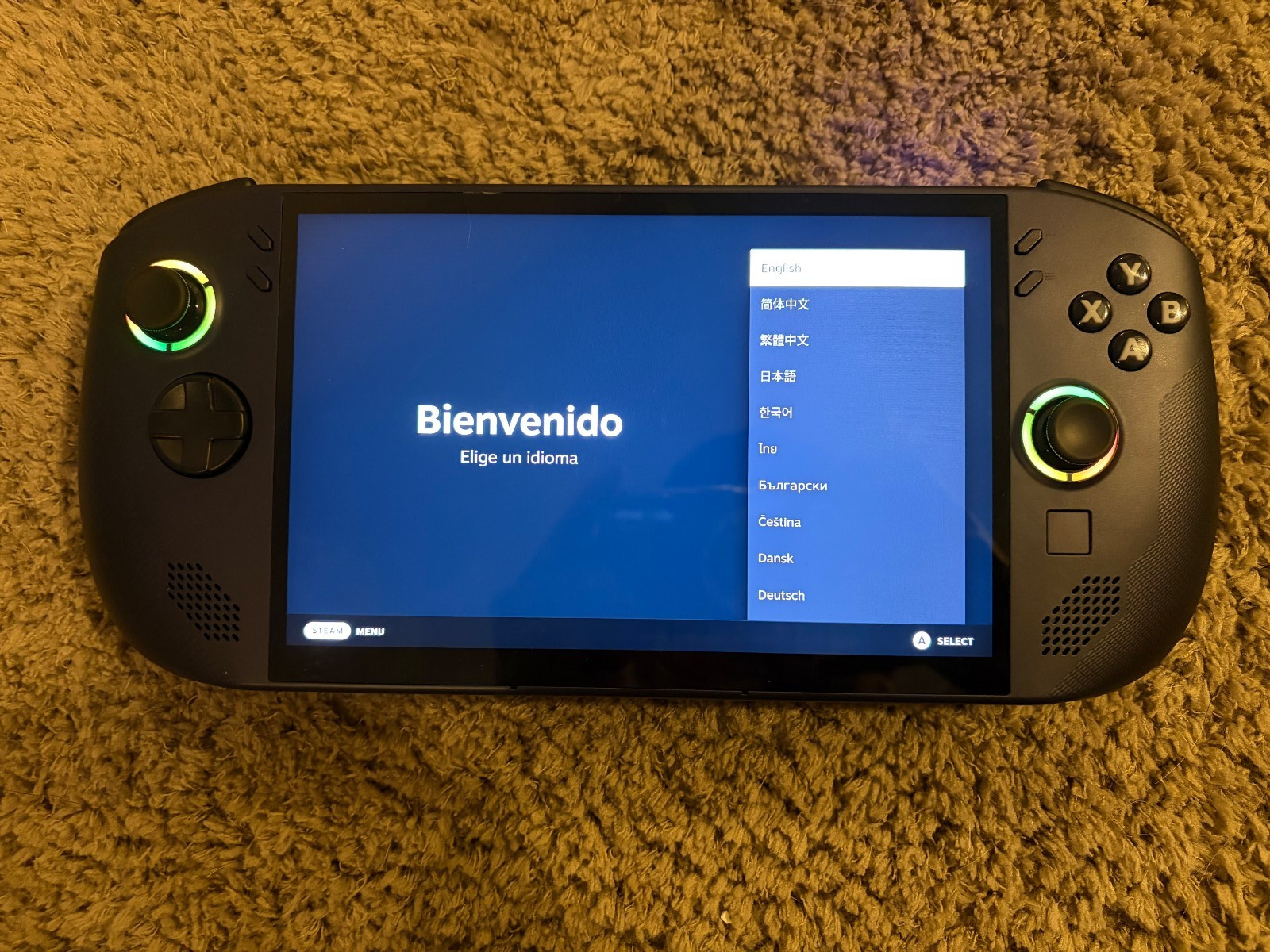 Lenovo Legion Go S Z2 Go, 16 GB, 512 Storage, 120hz, W/ Charger.