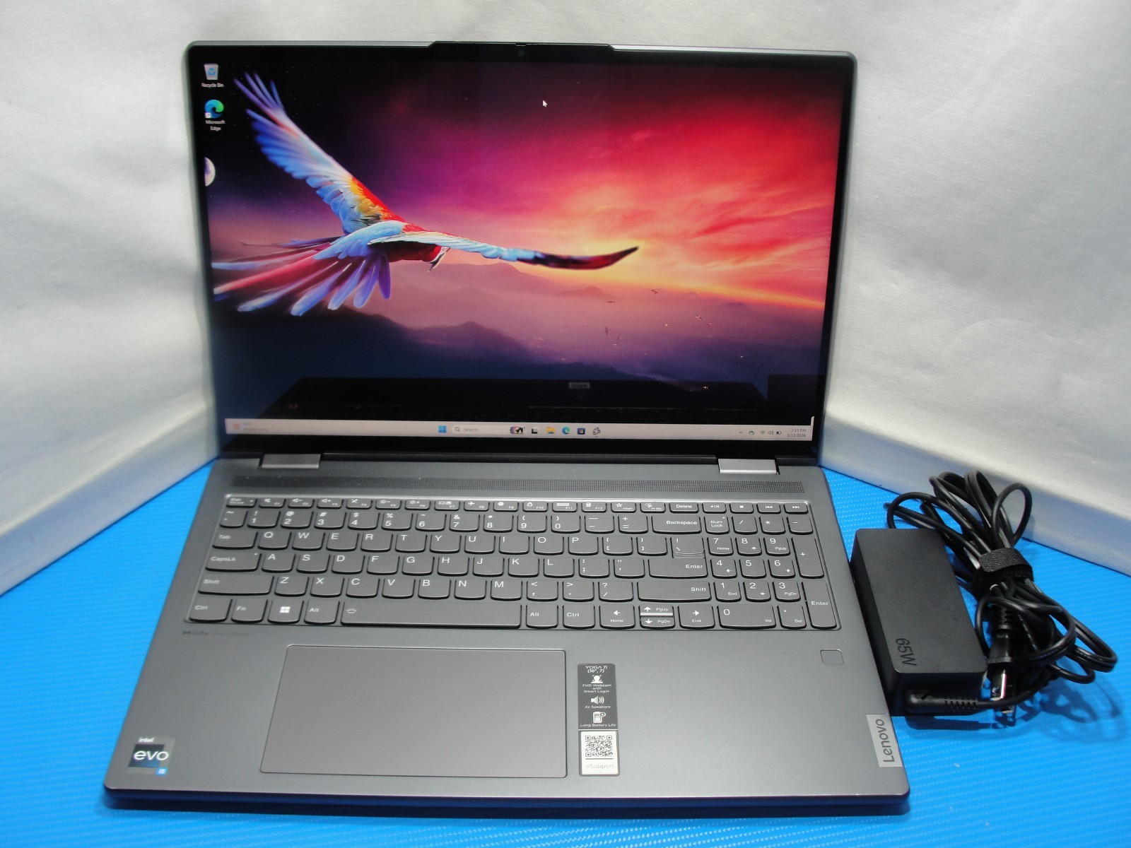 Lenovo Yoga 7 16IAP7 16″WQXGA Touch i5-1240P 1.7GHz 8GB RAM 256GB SSD+PA