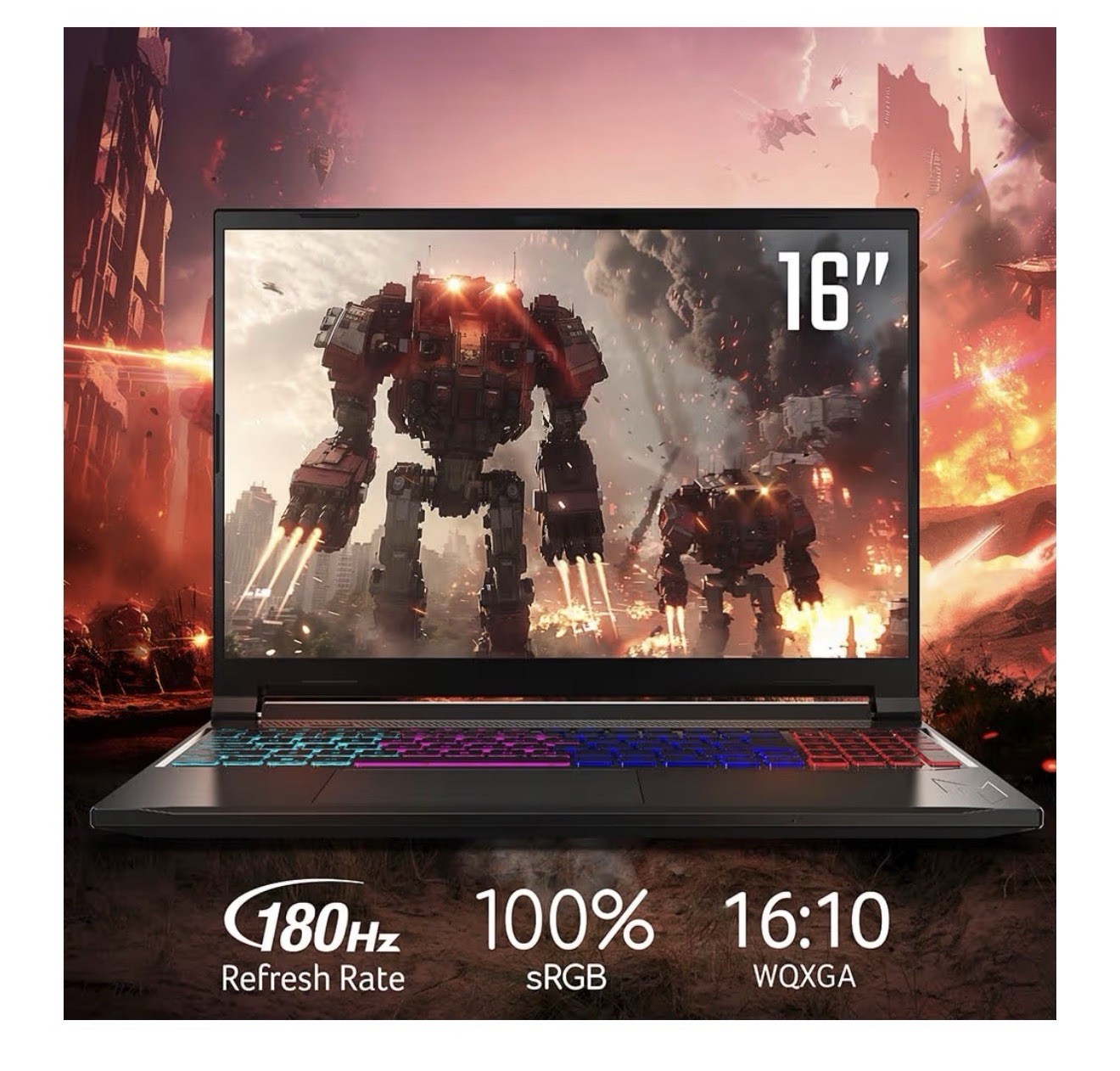 Acer Nitro V 16S 16″ AI Gaming AMD Ryzen 7 260 Processor RTX 5060 32GB DDR5 1TB