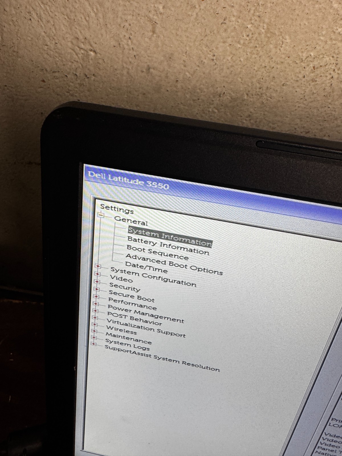 Dell Latitude 3550 Intel Celeron 3205U laptop For Parts/Repair #6444