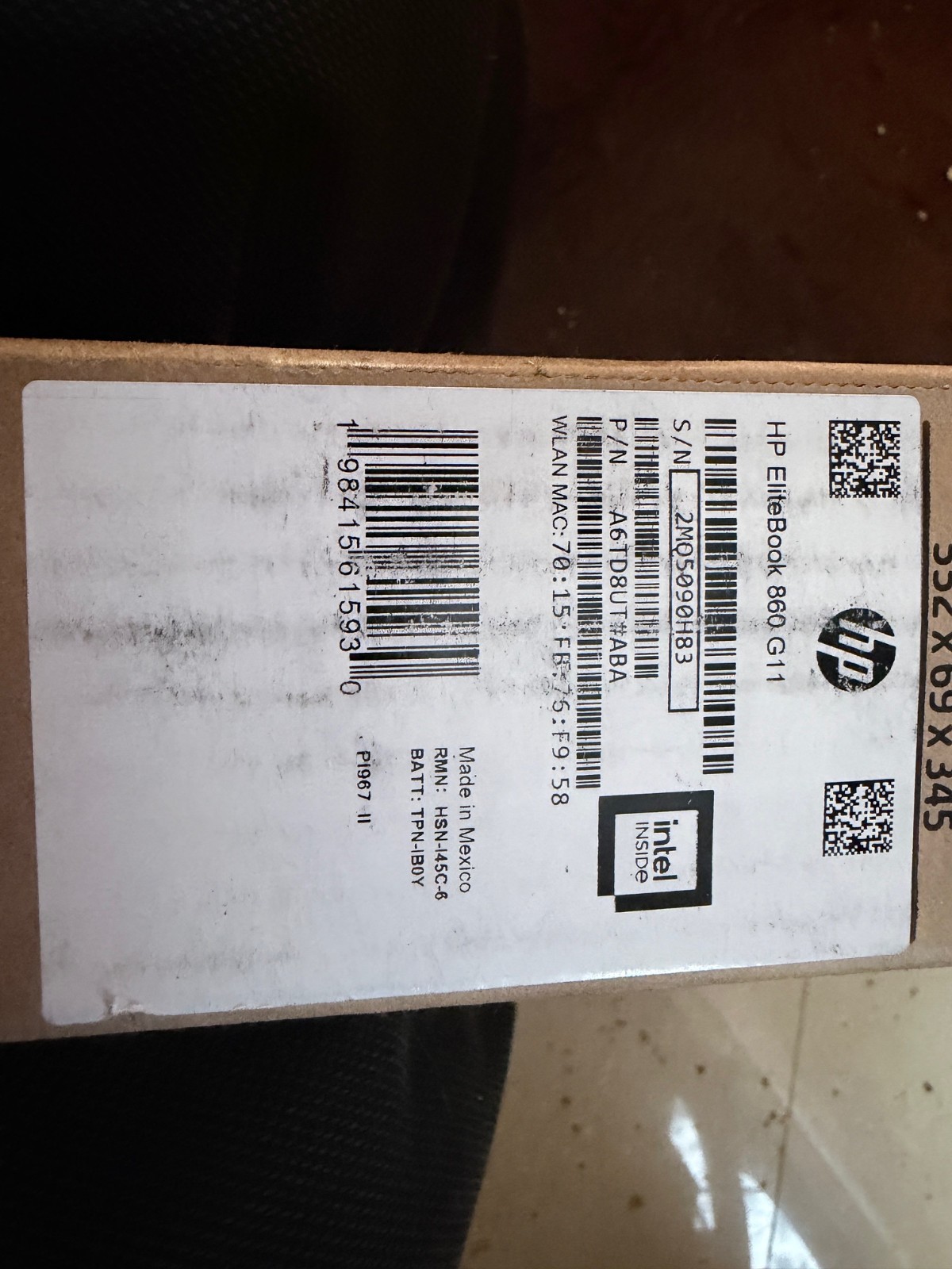 HP EliteBook 860 G11 16″ WUXGA Intel Core Ultra 5 125U 16GB RAM 512GB WIN 11 PRO