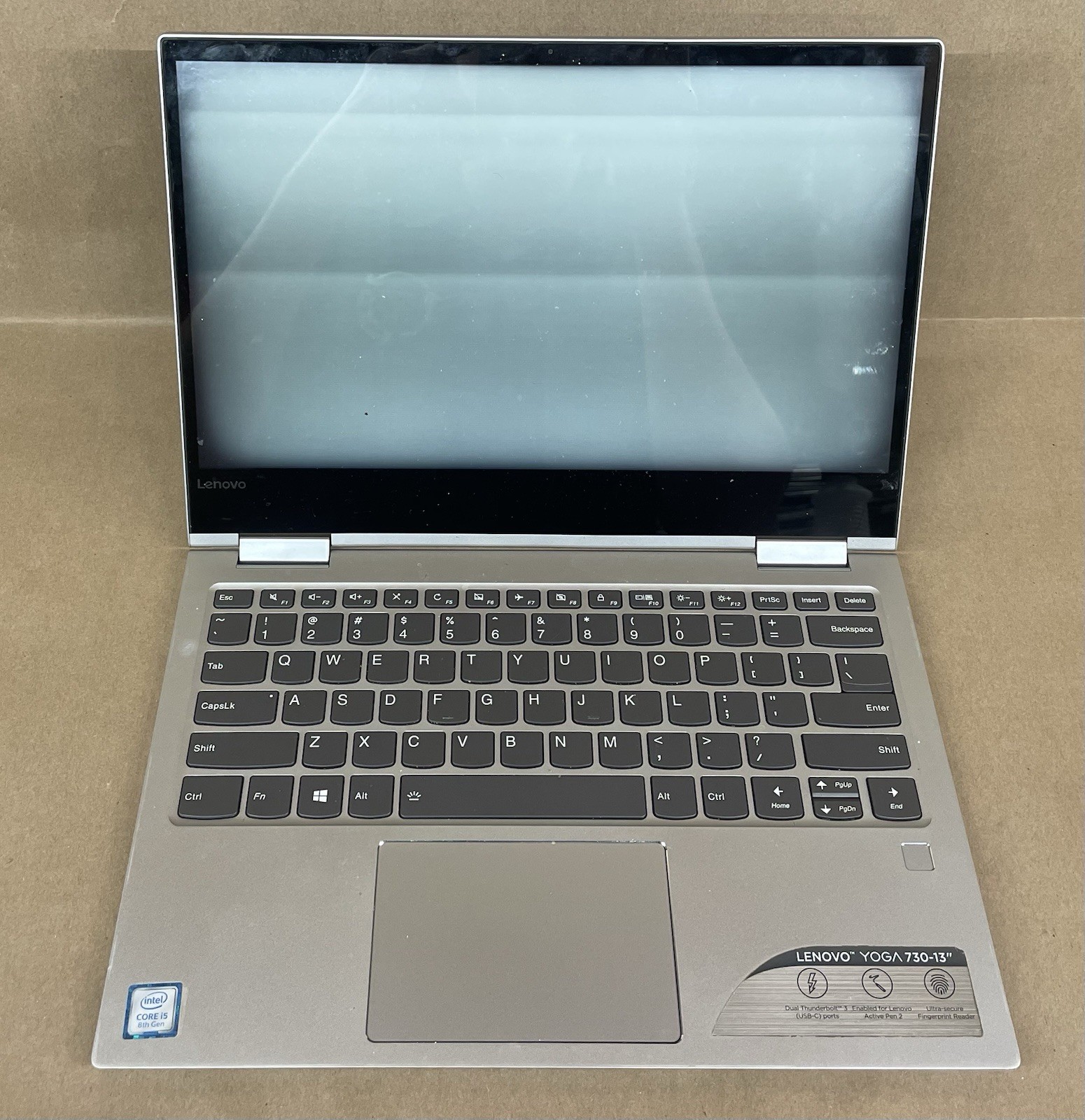 Lenovo YOGA 730-13IKB Laptop Intel i5-8250U 8GB DDR4 RAM NO SSD/HDD/OS **PARTS**