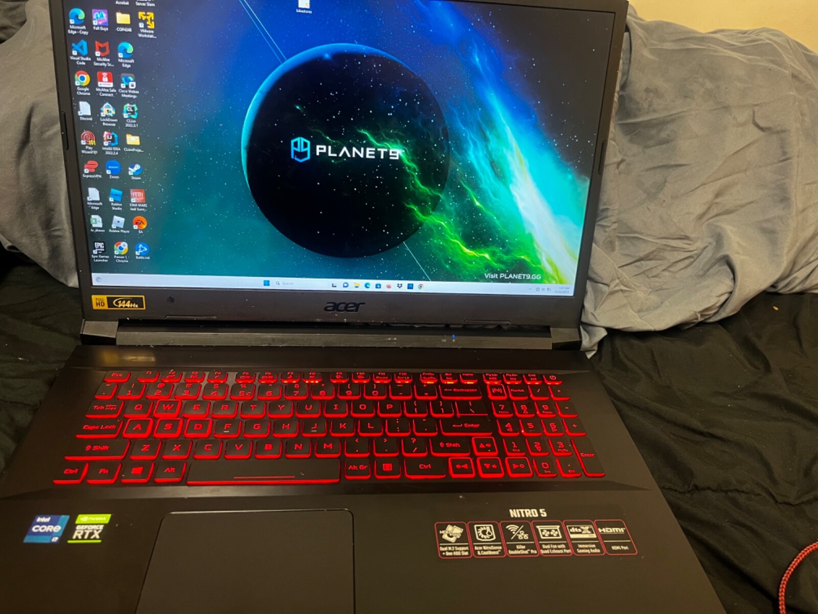 ACER AN517-54-79L1 Nitro 5 17.3″ FHD i7-11800H / RTX3050Ti