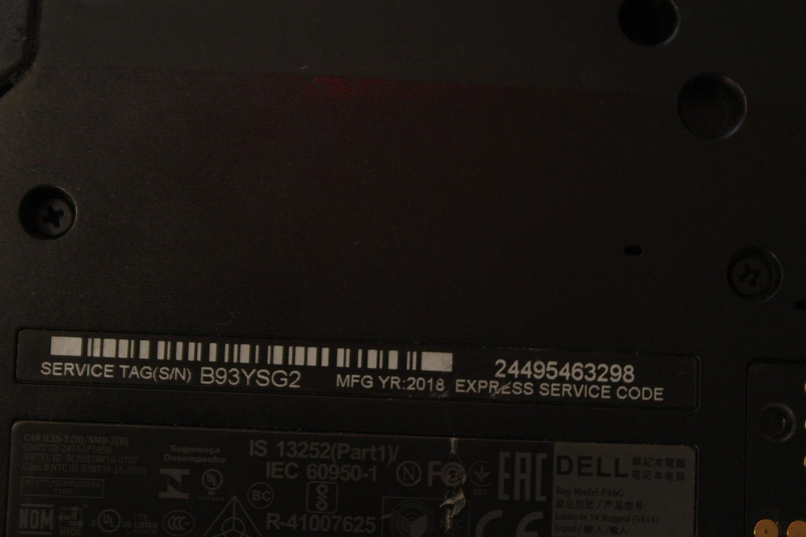 NICE! Dell Latitude Rugged 5414 Core i5-6300U 2.40GHz 8GB RAM 500GB Win 10