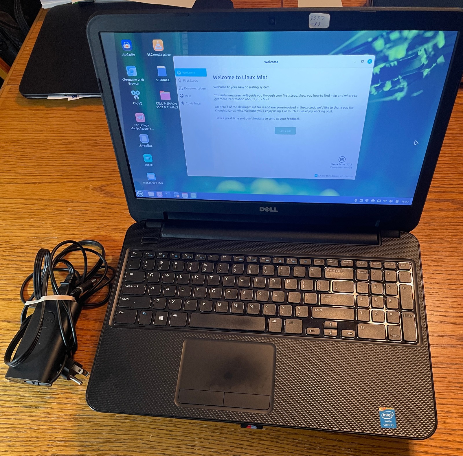 DELL INSPIRON 15-3537 Laptop 15″ i3 256gb+1tb Linux Mint 22.3-extras-15