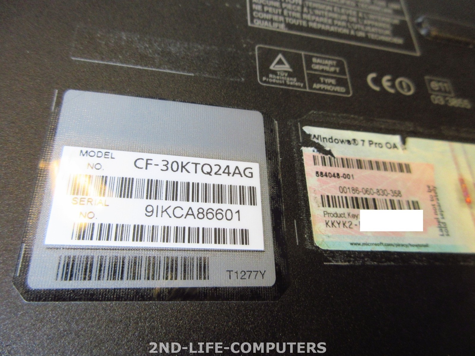 Panasonic CF-30 MK3 13.3″ Rugged Toughbook Touchscreen Win7 C2D 1.6Ghz 4GB 160GB