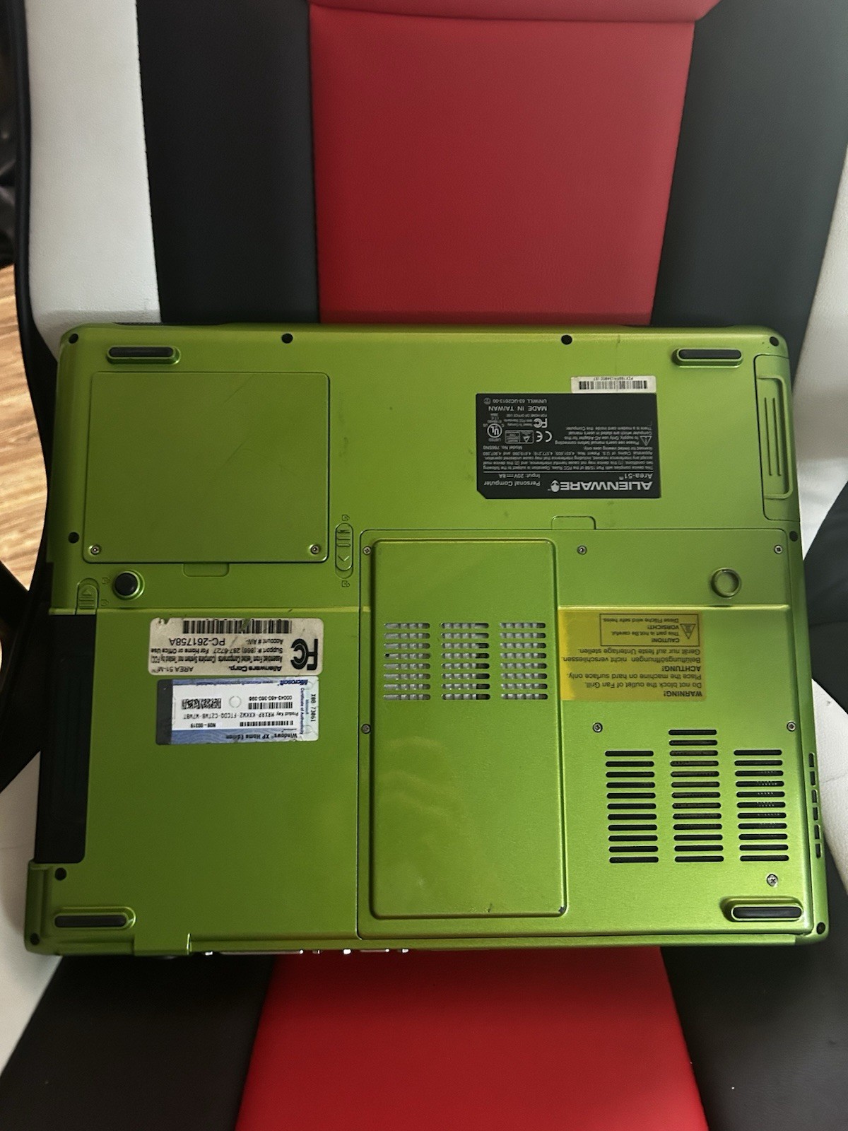 Alienware Area-51 m15x Green 15″ Laptop Intel Pentium 4 16GB RAM 4.60GHz SSD