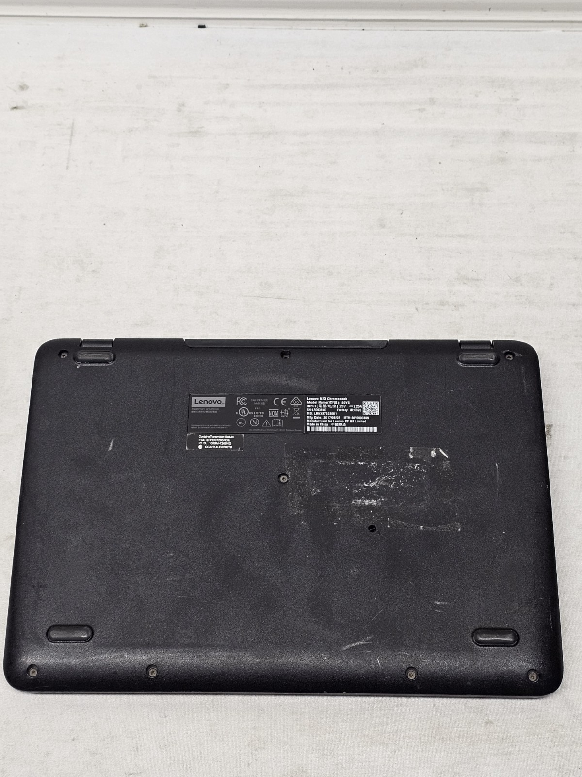 Lenovo Chromebook N23-80YS – Intel Celeron N3060 – 4GB RAM – BAD BATTERY – READ