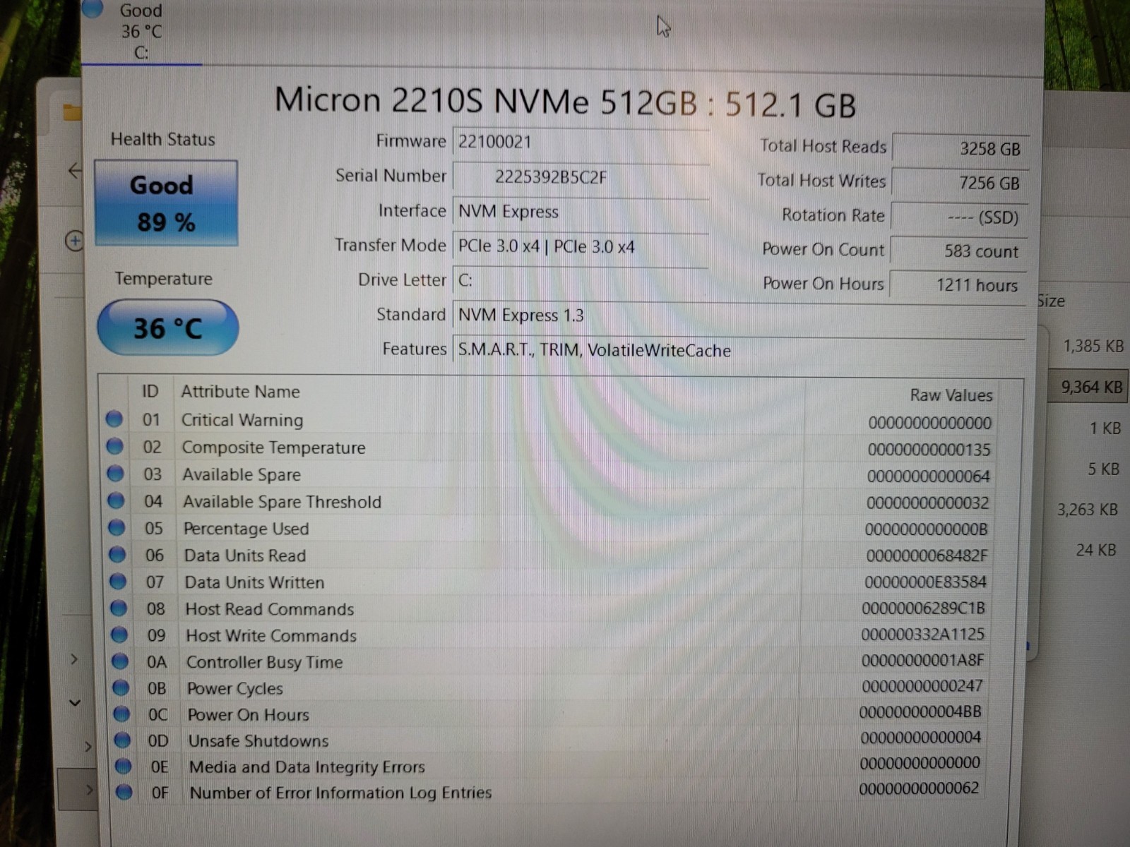 Dell inspiron 15 3525 Ryzen7 5825u 2000ghz 16gb ram 512gb ssd Charger 7XY7DF3