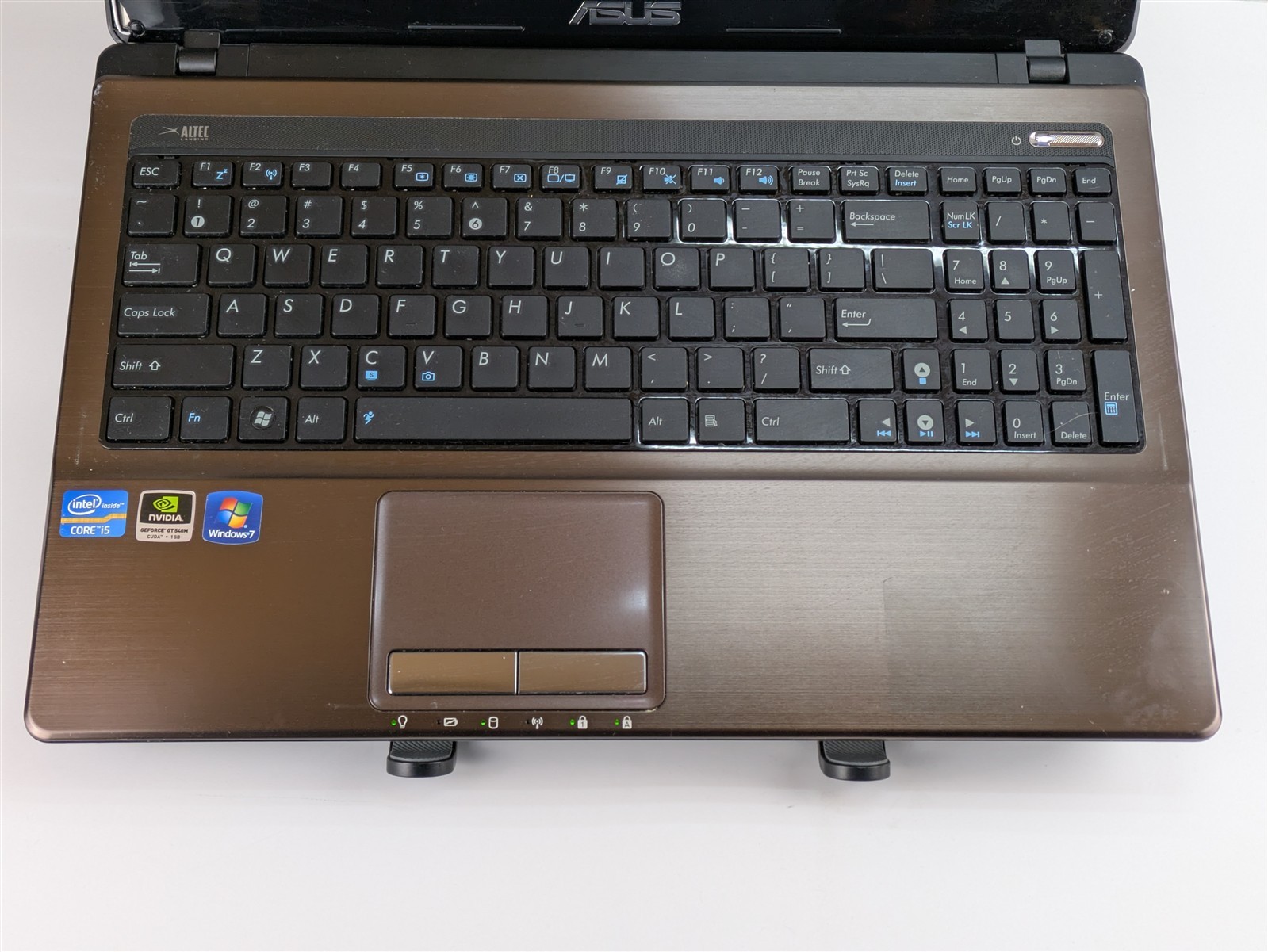 Asus X53SV-SX587V i5-2430M 6GB RAM 640GB HDD 15.6″ GT 540M W10P Laptop