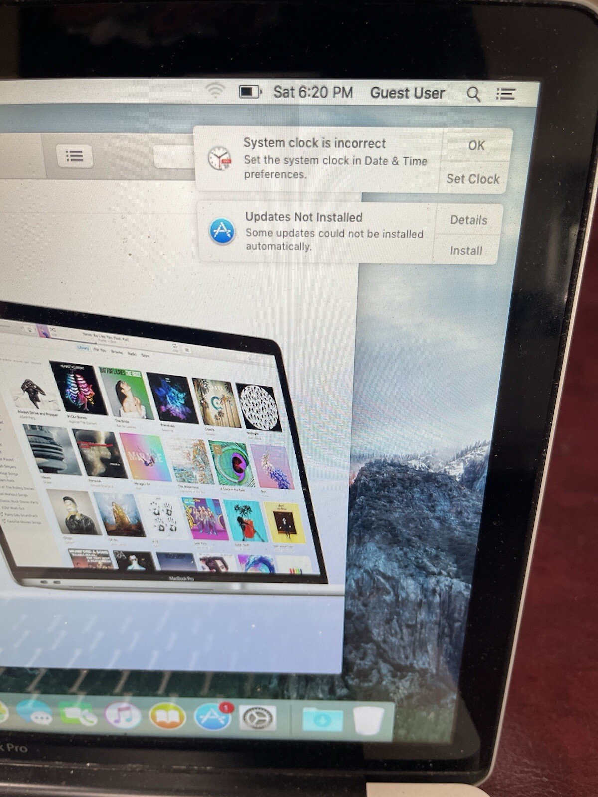 MacBook Pro 5,1 Laptop 15″ Intel Core 2 Duo 2.4GHz Mousepad Not Clicking Read