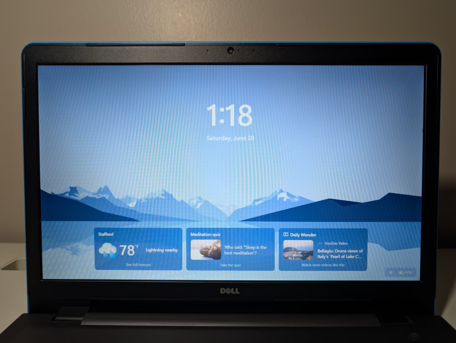 17″ Dell Inspiron 5755 Blue | AMD A8 16GB RAM 256GB SSD | HD+ Backlit Win 11 DVD