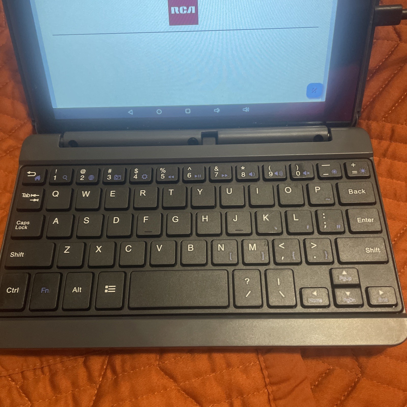 RCA android Tablet With Keyboard