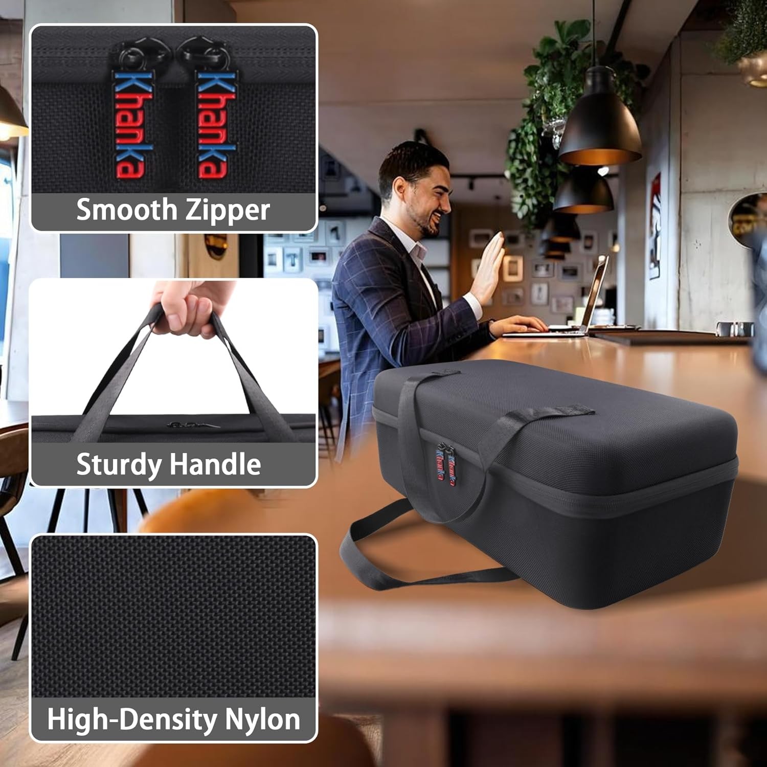 Hard Travel Case for HP OfficeJet 250 All-in-One Portable Printer, Waterproof Ca