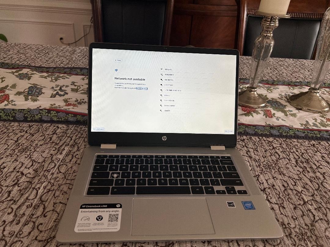 HP 14a-ca0040nr x360 14 Laptop, Intel Celeron Processor, 4 GB RAM, 32 GB