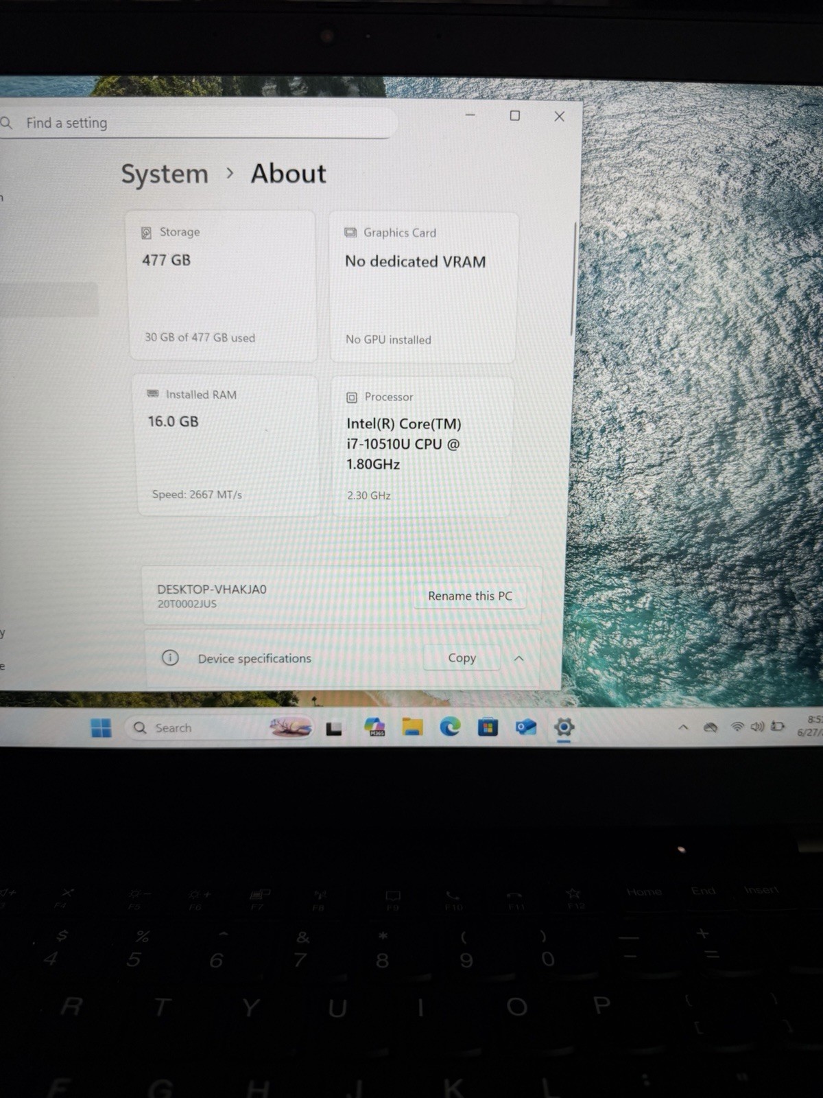 LIKE 🆕 | Lenovo ThinkPad T14s Gen 1 i7-10510U 16GB RAM 512GB SSD FHD Win11 Pro