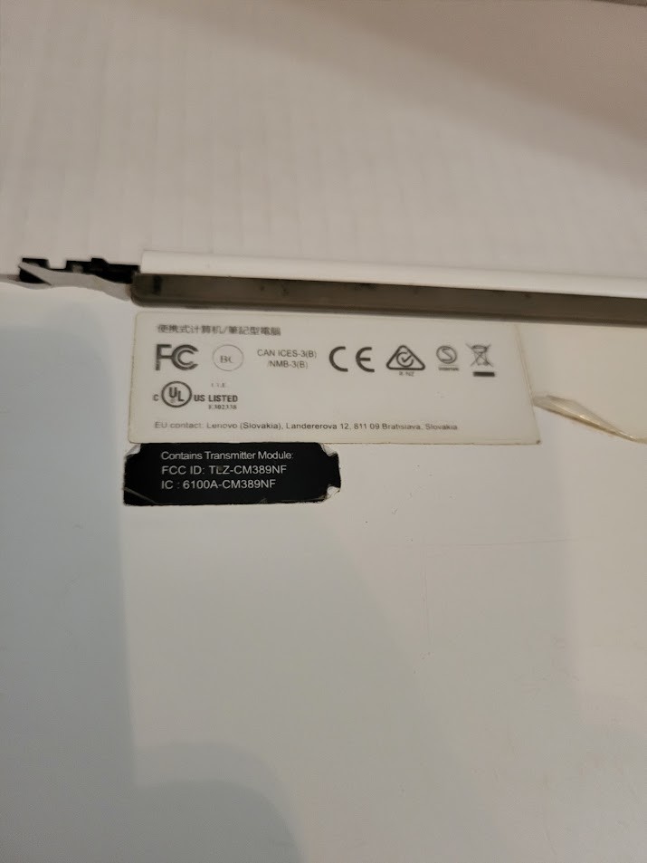 google chrome laptop white for parts only