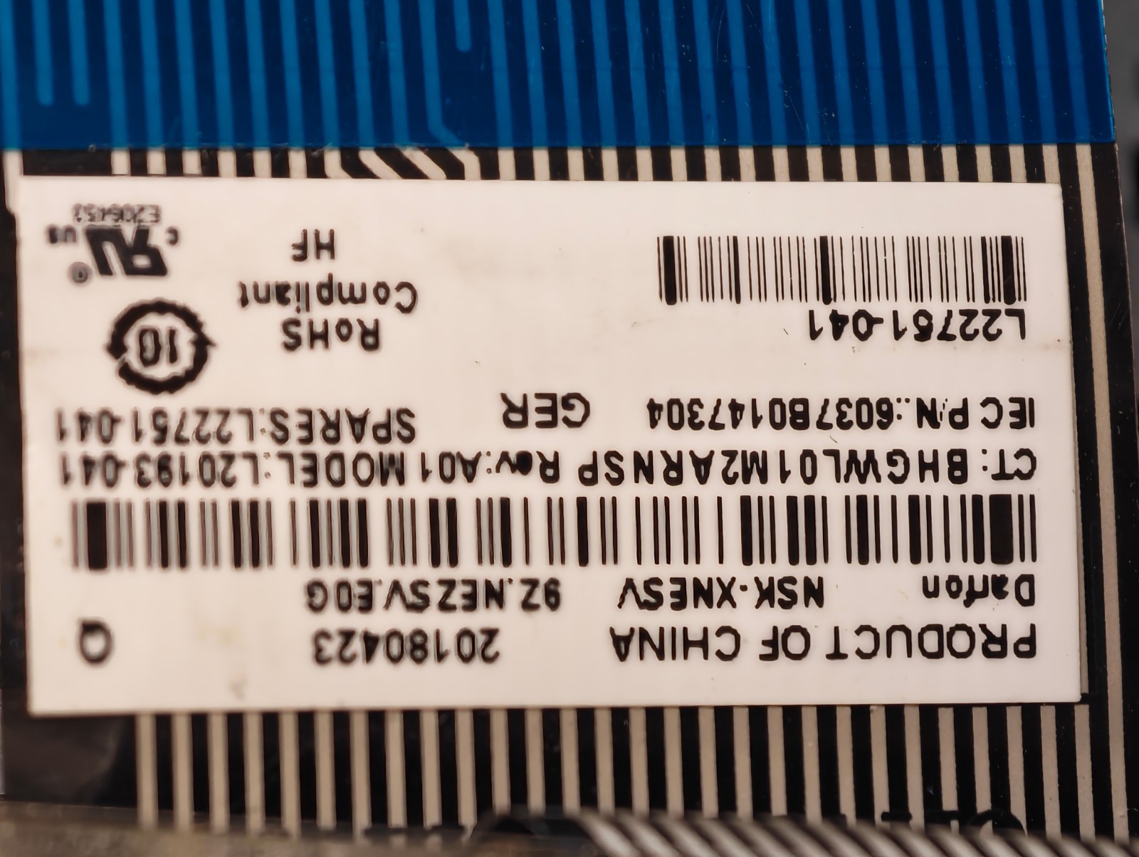 HP 17-BY 250 G7 G8 G9, 255 G7 G8 G9, 256 G7 KEYBOARD KEYBOARD L20193-041 #