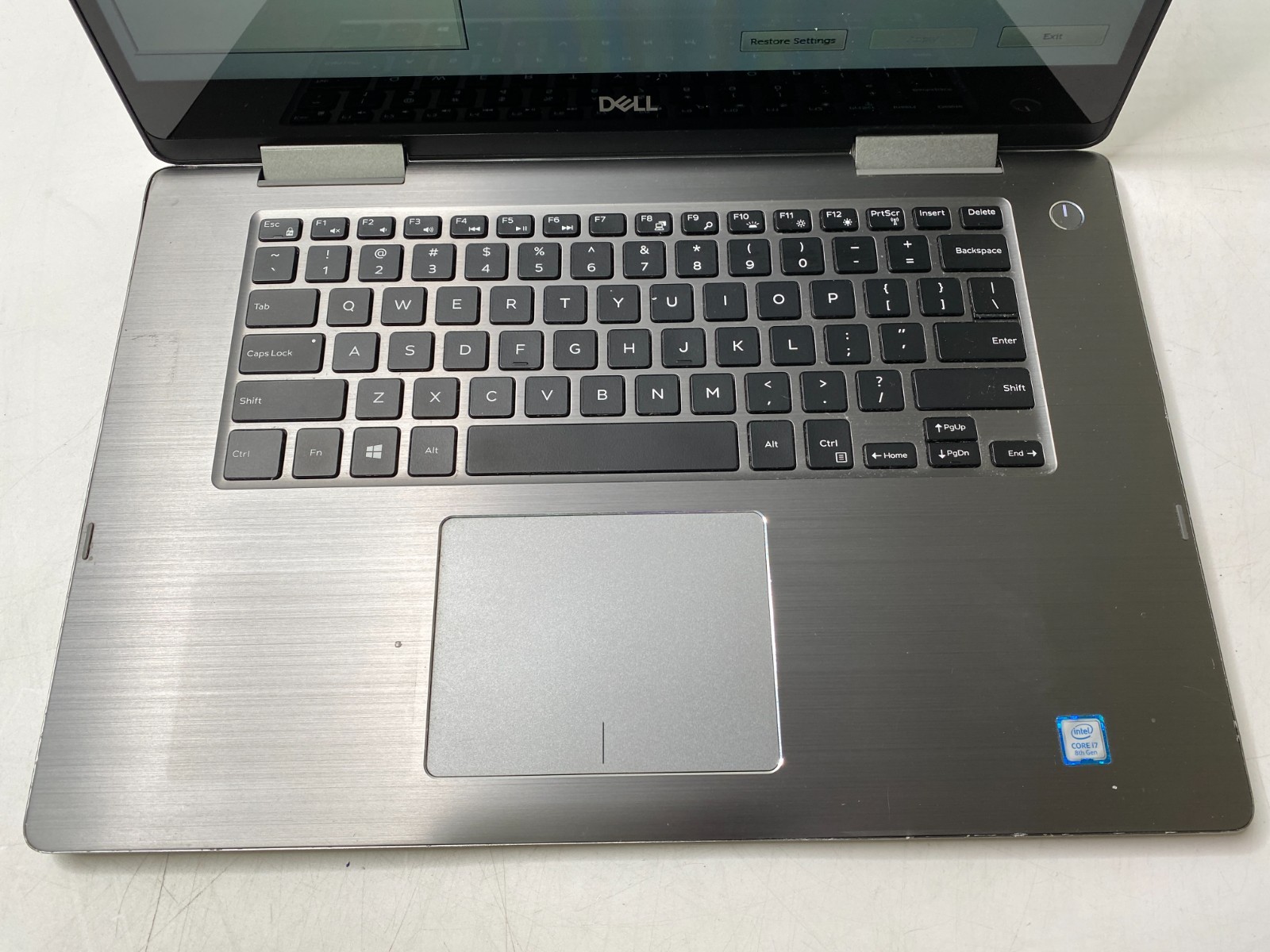 Dell Inspiron 7573 2-in-1 Touch i7-8550U 8GB DDR4 No SSD/OS Missing USB -PARTS