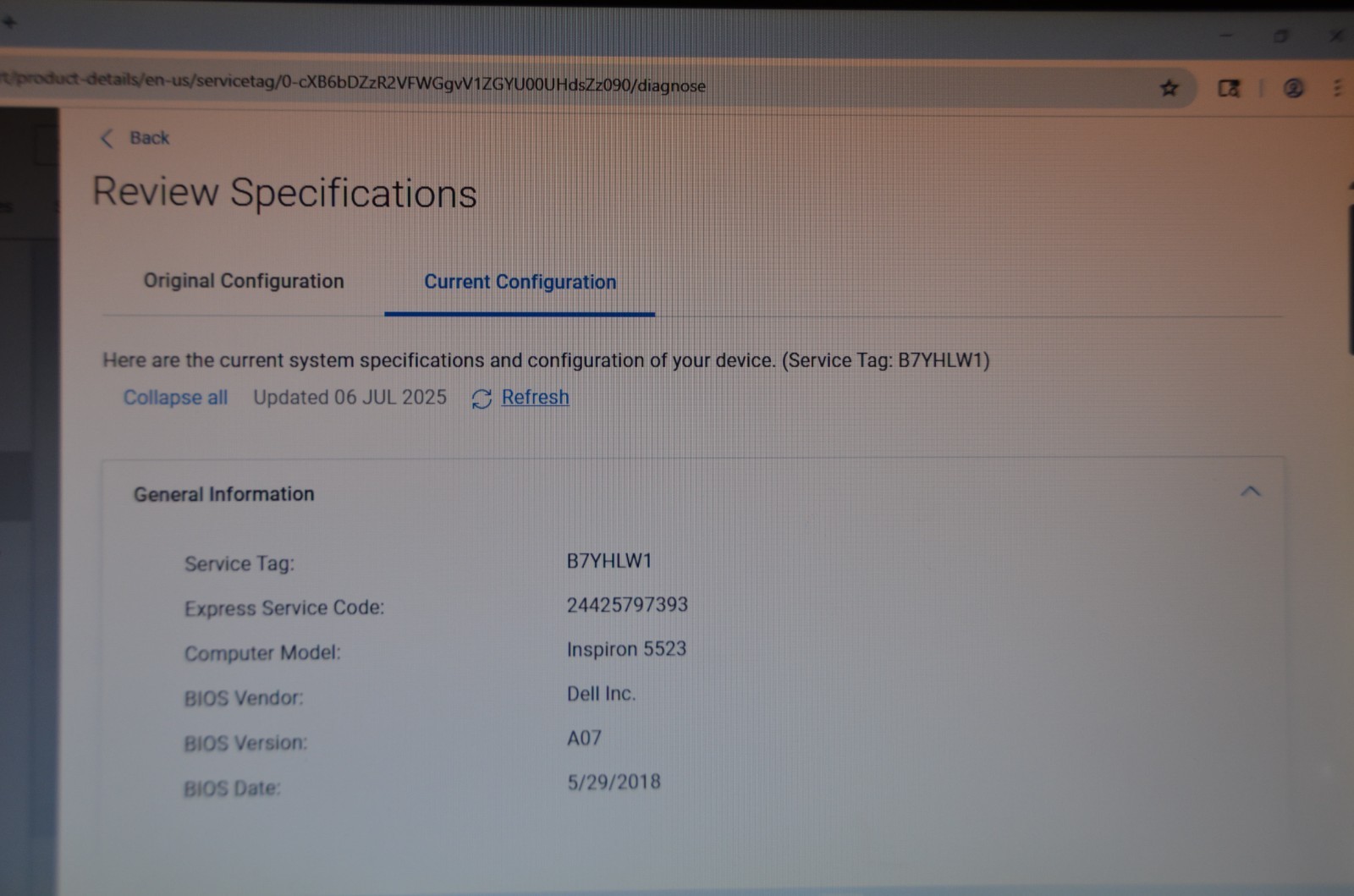 Dell 15z 5523 Touchscreen 15.6″ 500GB Intel i7-3537u 2GHz 8GB Win11 Pro