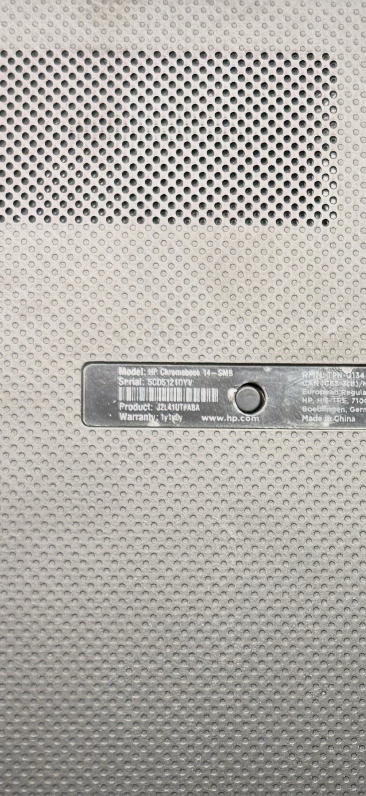 HP Chromebook 14-SMB Laptop Celeron 2955U 1.4GHz 4GB RAM 16GB SSD