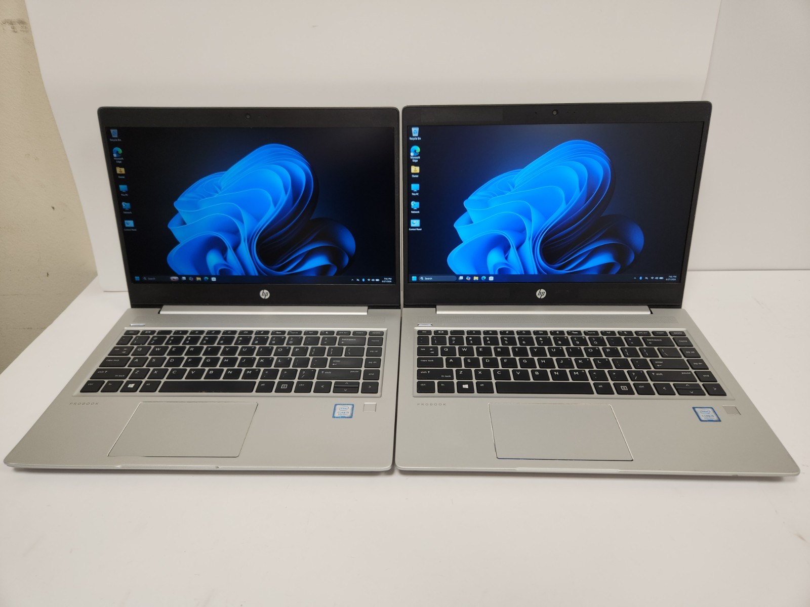 Lot of 2 HP ProBook 440 G6 Core i5-8265U, 8GB RAM, 256GB NVME, Win11 PRO #0514
