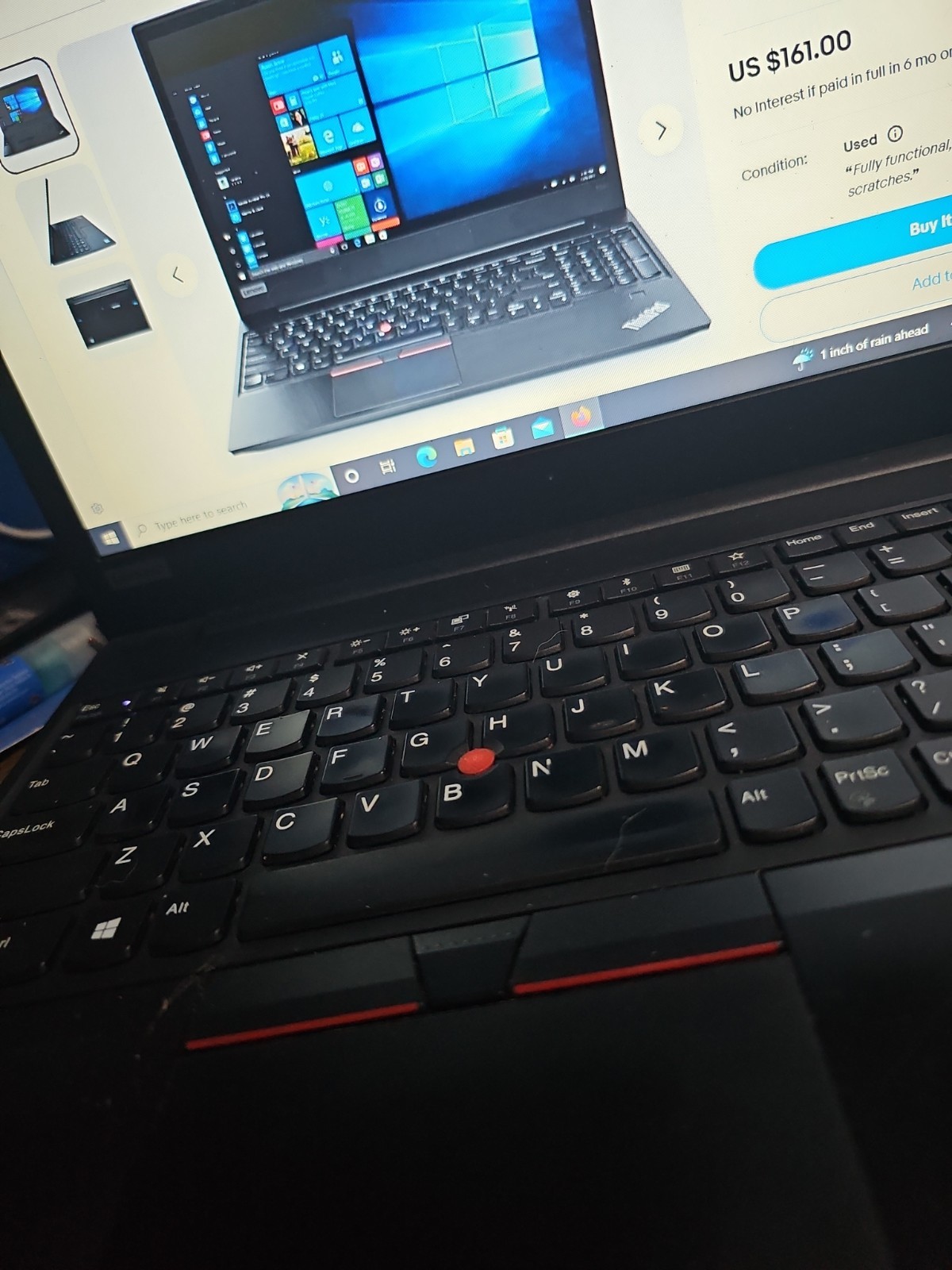 Lenovo ThinkPad E580Core i5@2.50GHz16GB RAM256 GB SSD HDD WIN 11….