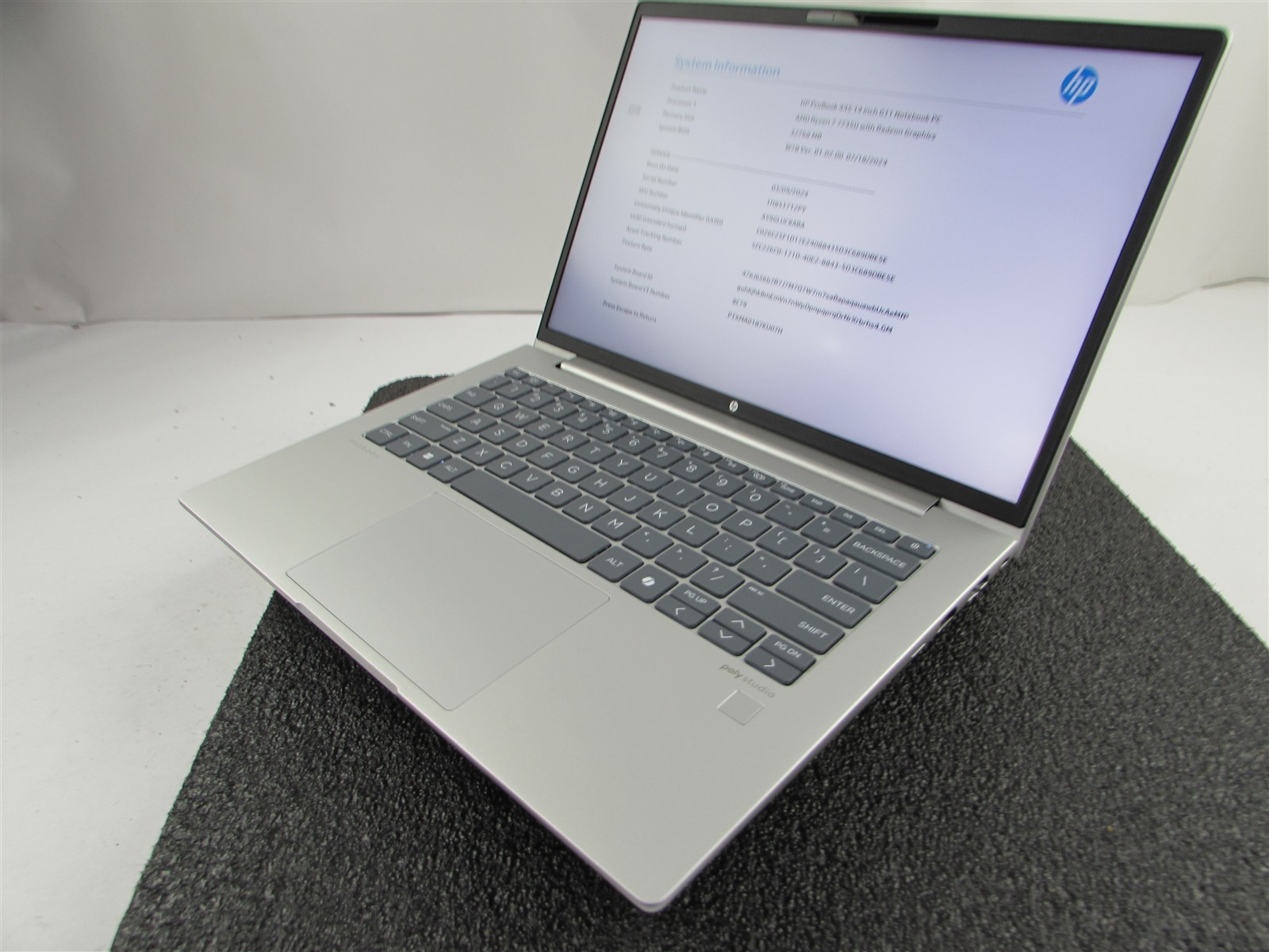 HP PROBOOK 445 (G11) AMD RYZEN 7 7735U 512GB SSD 32GB RAM AMD GPU WIN 11 PRO