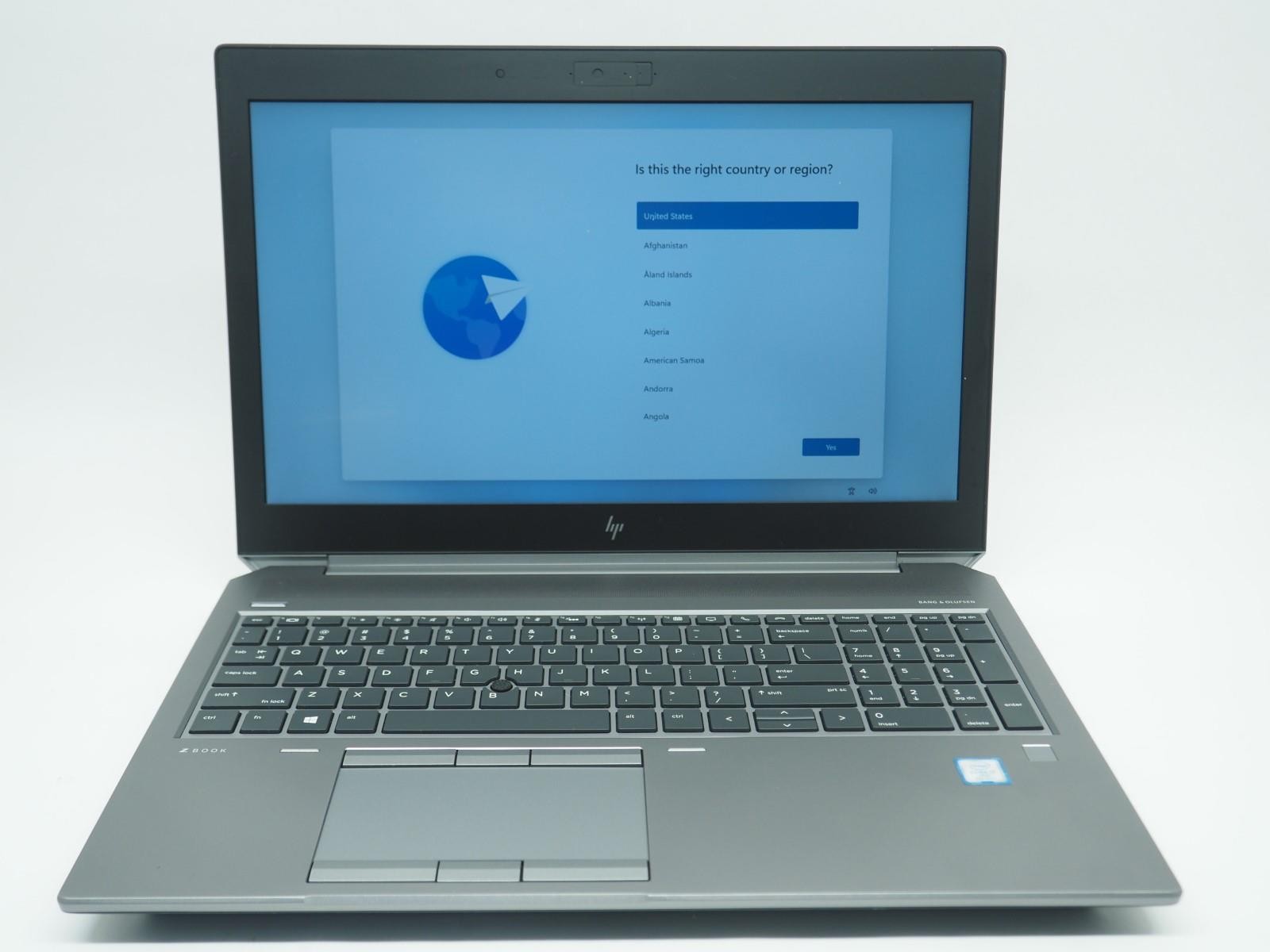 HP ZBOOK 15 G6 15.5″ Intel Core i7-9850H 2.60GHz 32GB RAM 512GB NVMe
