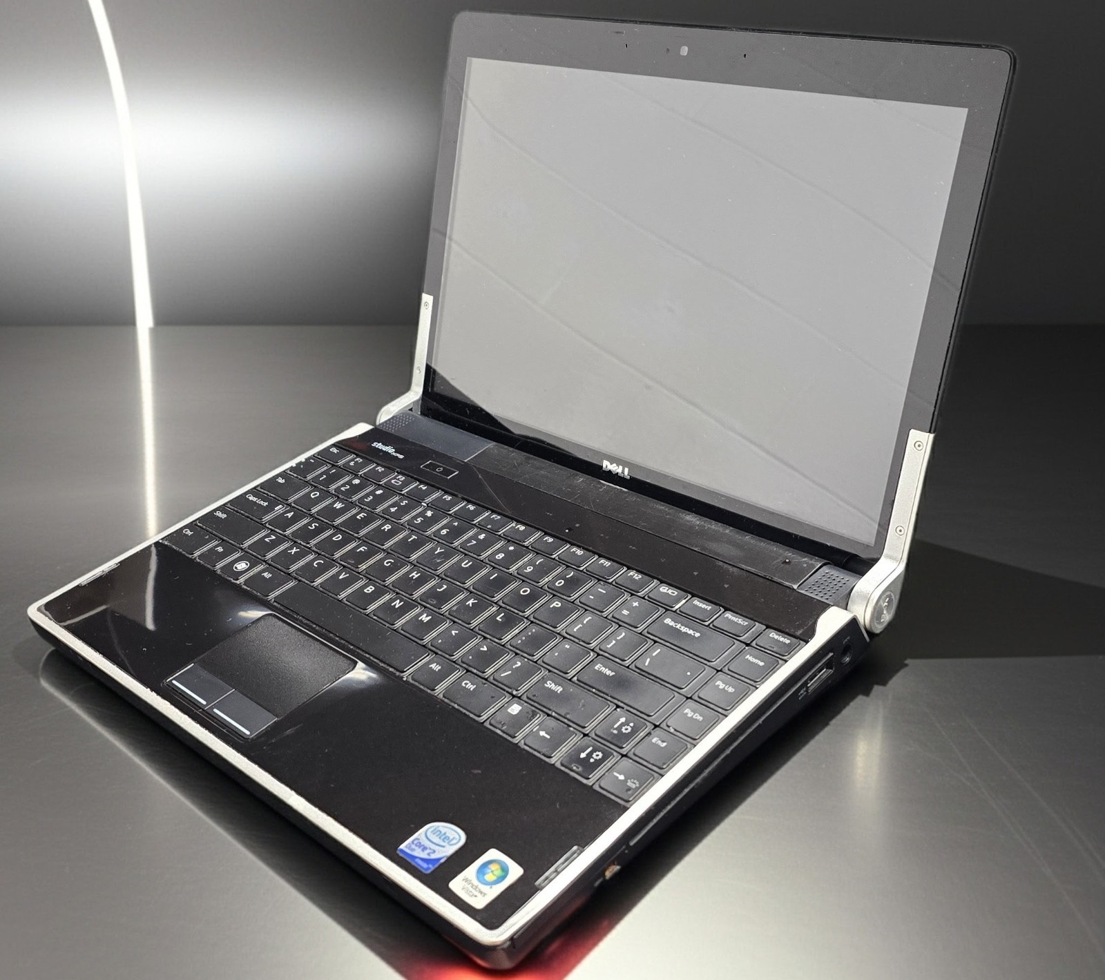 Dell Studio XPS 1340 Vintage Laptop- NO HD- BATTERY ISSUE- FOR PARTS OR REPAIR