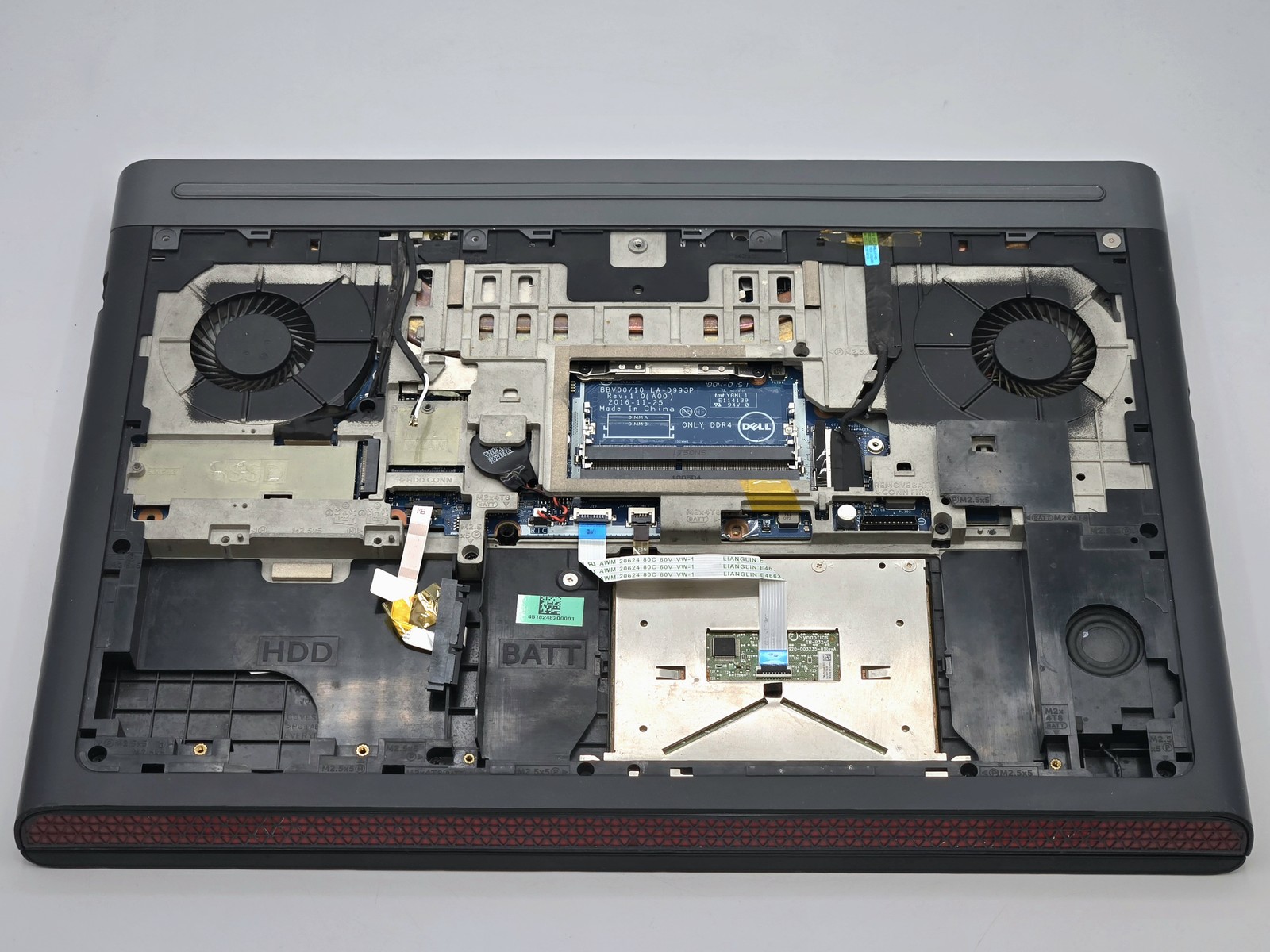 Dell Inspiron 7567 15″ I5-7300HQ GEFORCE GTX1050 TI Motherboard Palmrest *READ*