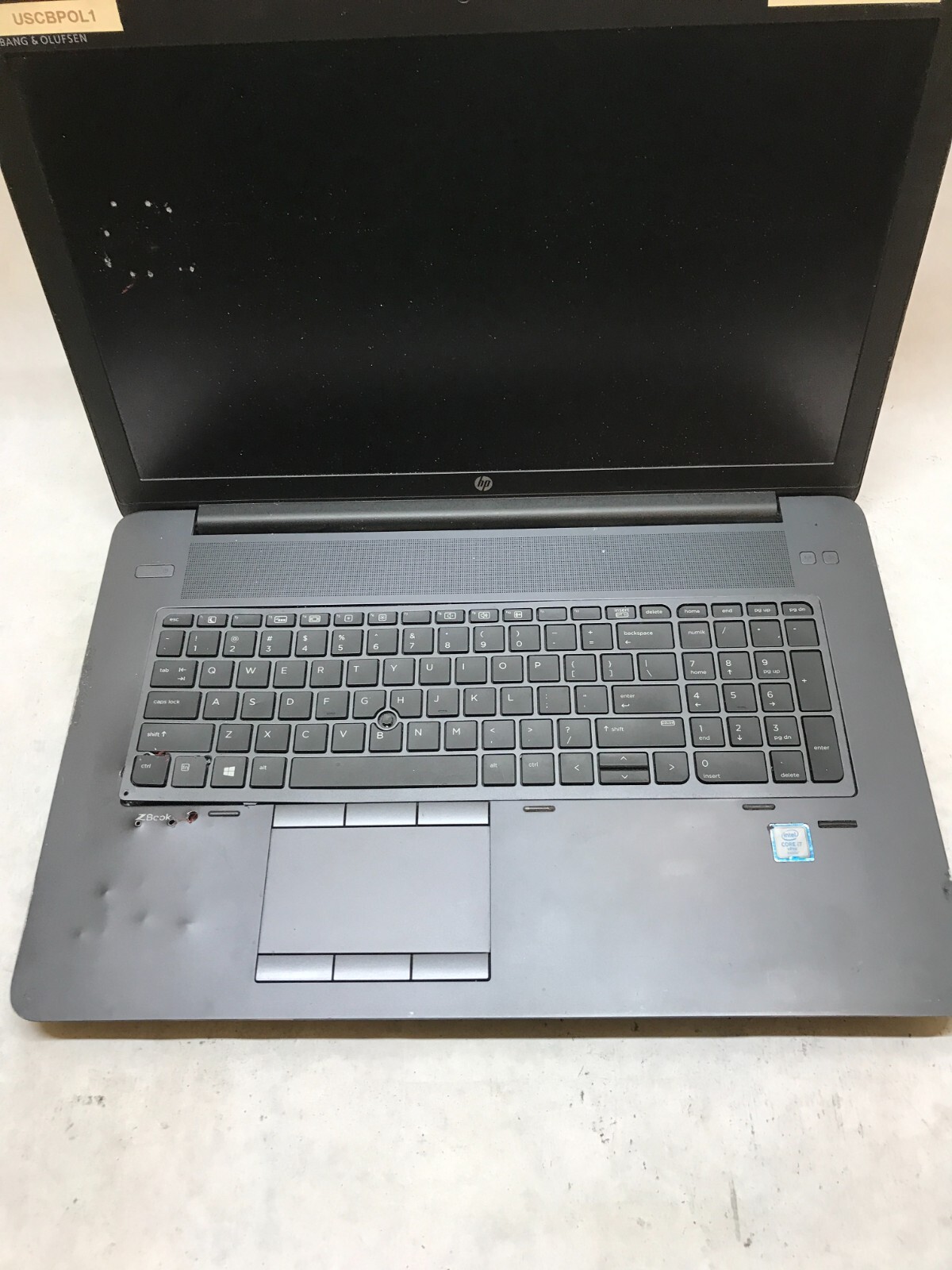 HP ZBook 17 G3 17″ Laptop Intel Core i7 4GB RAM NO HDD/OS For Parts AS IS – -DW