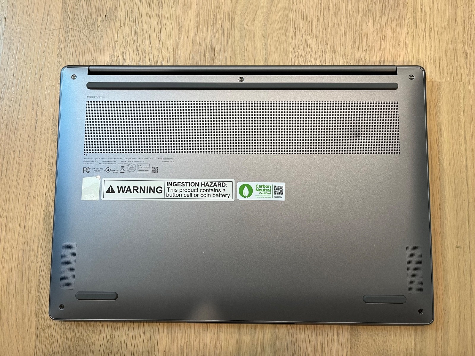 Lenovo Laptop Yoga Slim 7 15ILL9 – Type 83HM