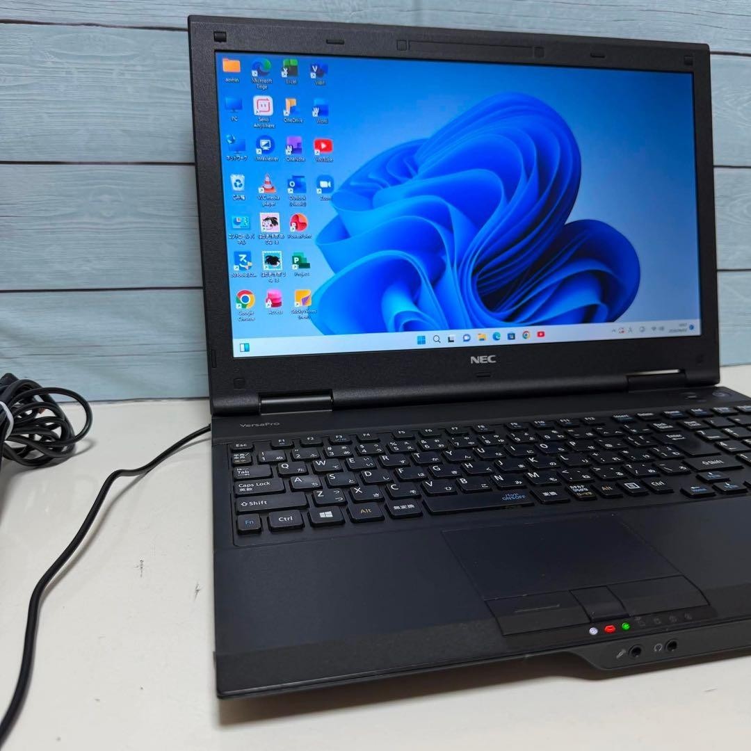 NEC VersaPro Laptop Windows 11 Pro 64 bit Core i5 SSD 128GB Black Used Japan