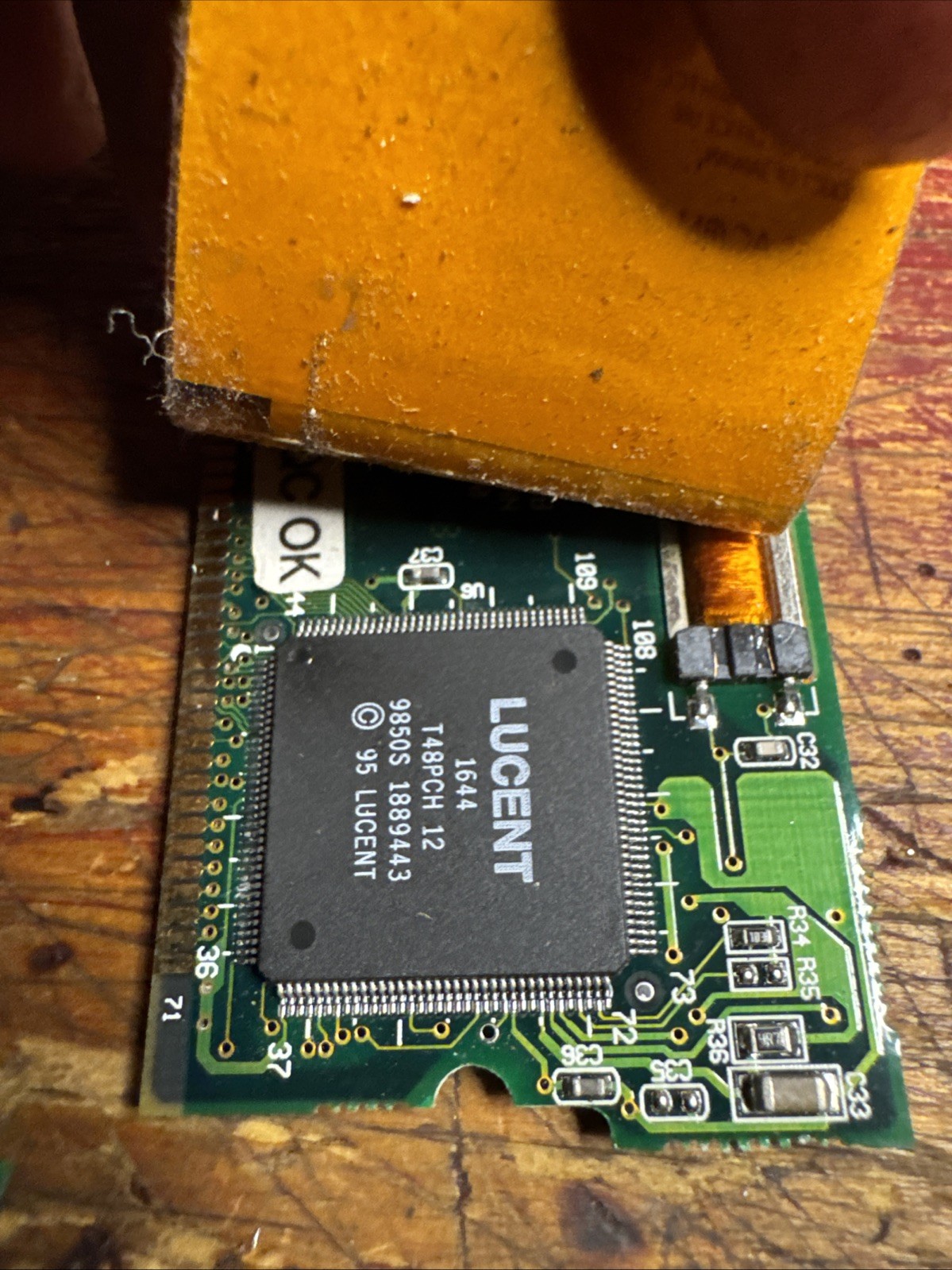 Lot Of 5 random parts (from IBM thinkpads 90s laptops) RAM 32 DIMM / 64mb /CPU+