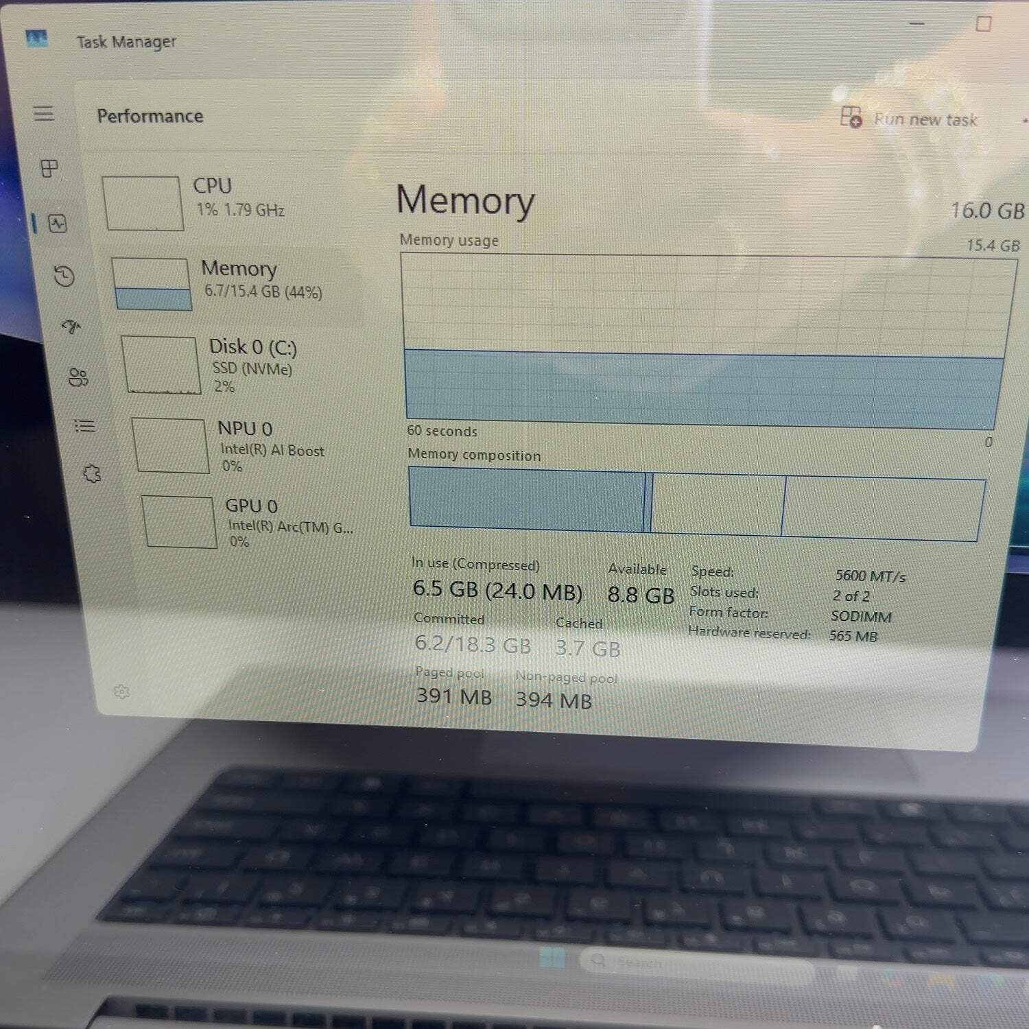 HP Envy 17-DA0XXX 17.3″ Core Ultra 7 155H 1.4GHz 16GB RAM 1TB SSD Intel Arc A60M