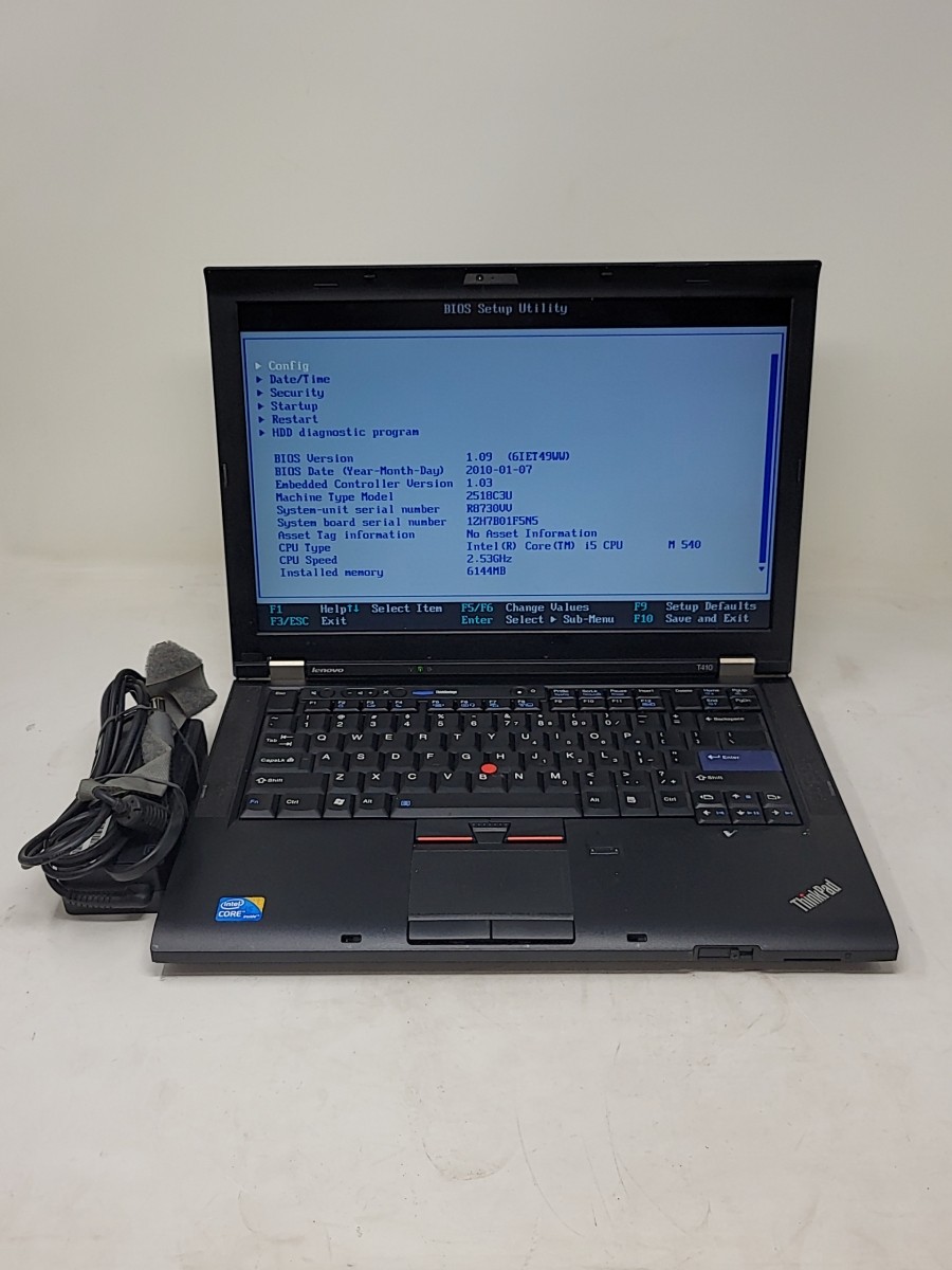 LENOVO ThinkPad T410 2518C3U Laptop Intel Core I5 M 540 6GB 320GB