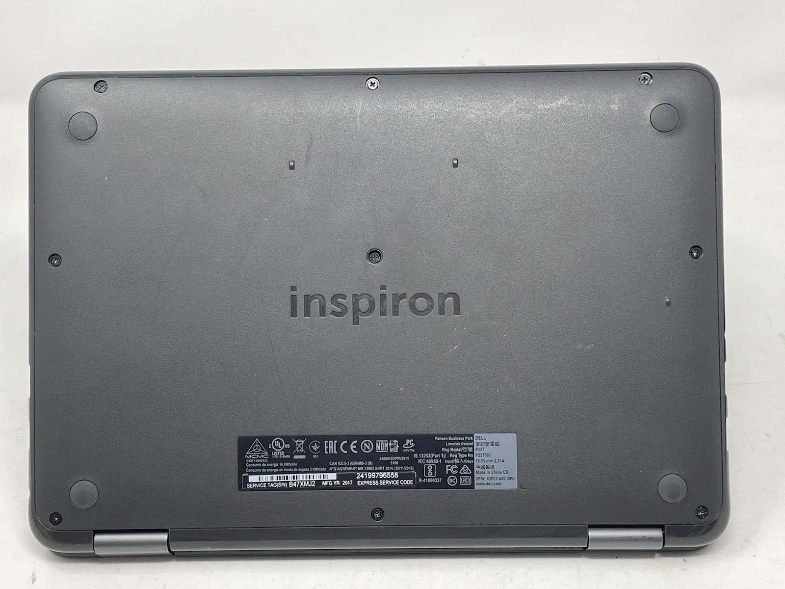 Dell Inspiron 11-3168 Laptop Celeron N3060 4GB RAM 32GB eMMc P25T Signature Ed