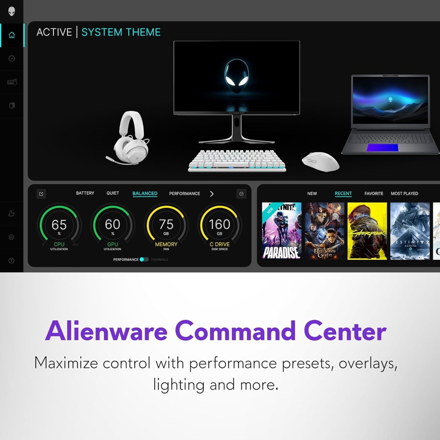 Alienware 18″ Area51 Gaming QHD+ 300Hz 3ms 9-275HX 32GB 1TB RTX5070 WIN11HOME