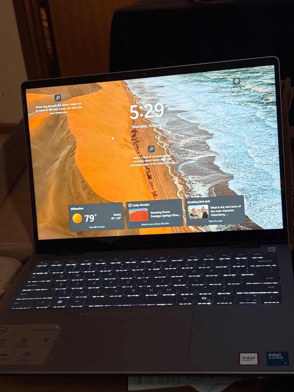 2024 Dell Inspiron 14 7445 2-in-1 Ryzen 5 8640HS 8GB 512GB SSD 14″ FHD+ Touch