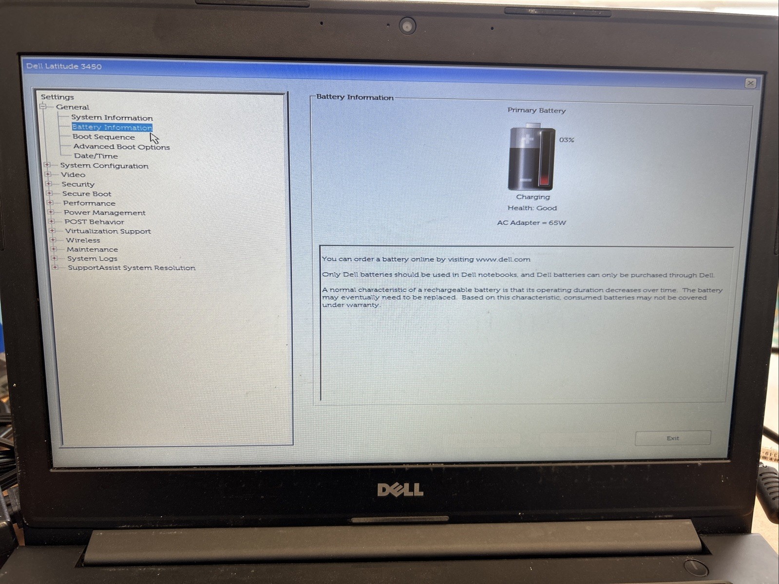 Dell Latitude 3450 14″ Laptop w/ i3-5005U 2.00GHz CPU 4GB DDR3L RAM No HDD