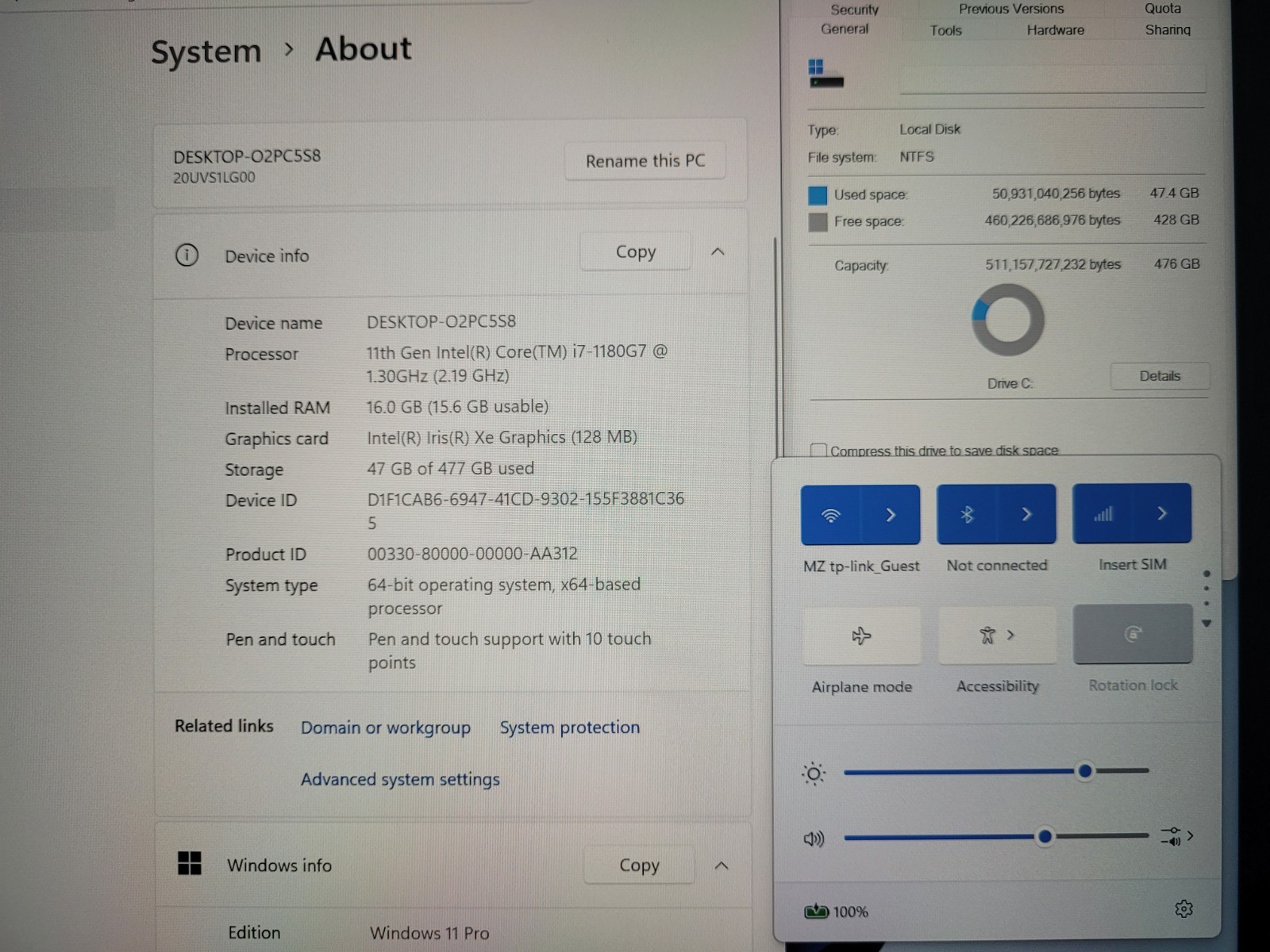 Lenovo ThinkPad X12 Detachable 12.3″ TCH i7-1180G7 512GB SSD 16GB W11P UWT 2027