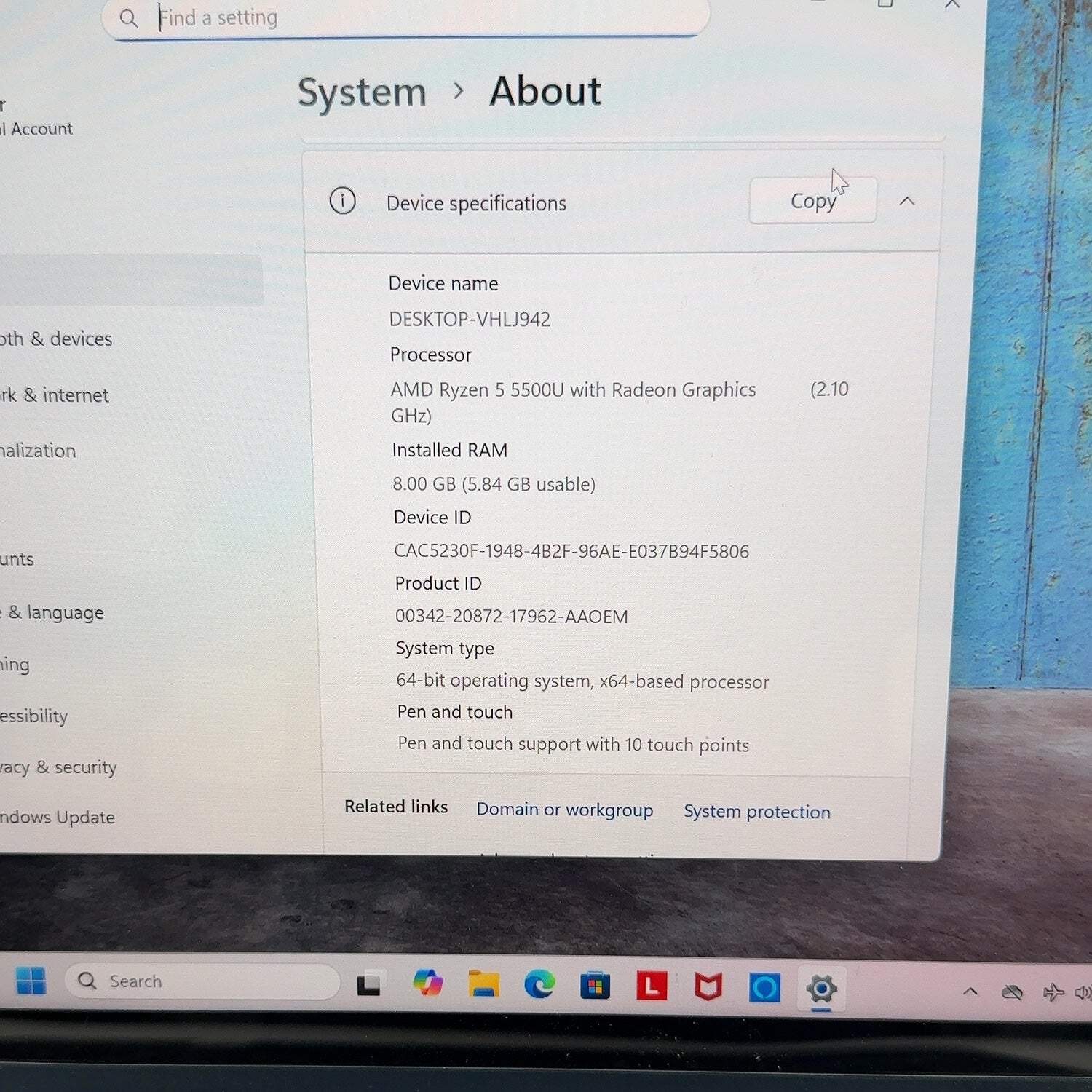 Lenovo Yoga 6 2-in-1 82ND0009US 13.4″ Ryzen 5 5500U 2.0GHz 8GB RAM 256GB SSD